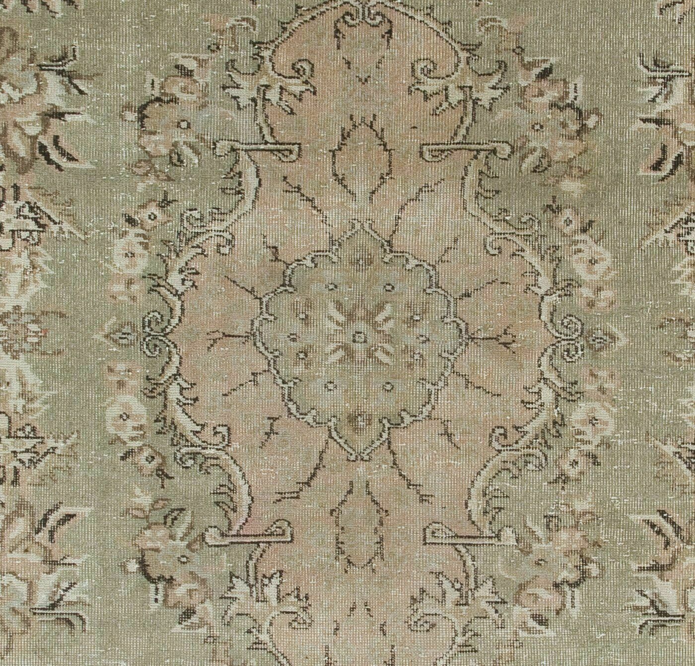 Large Vintage Anatolian Oushak Rug. Hand Knotted Wool Carpet photo Textiles