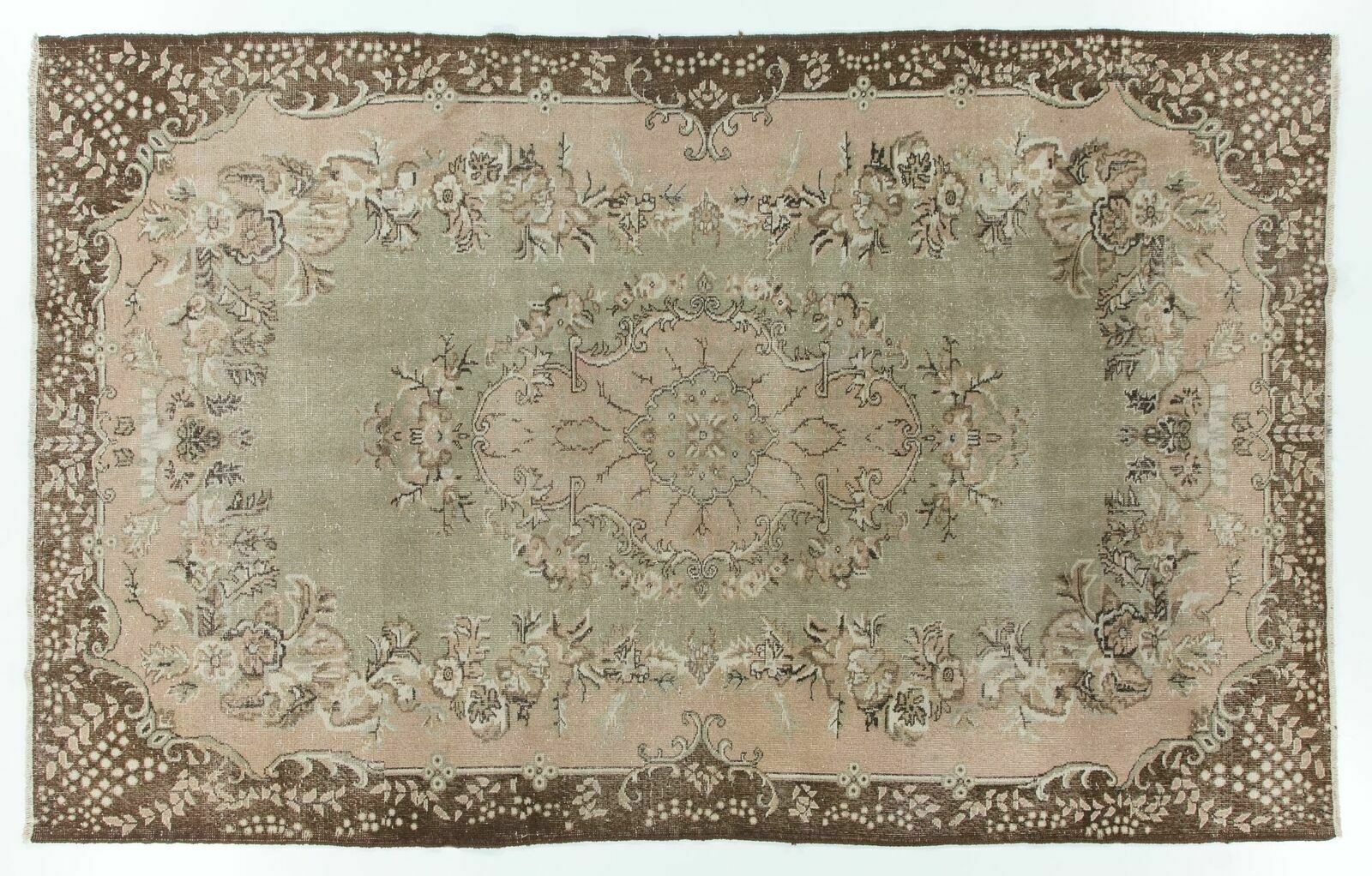 Large Vintage Anatolian Oushak Rug. Hand Knotted Wool Carpet photo 827.0
