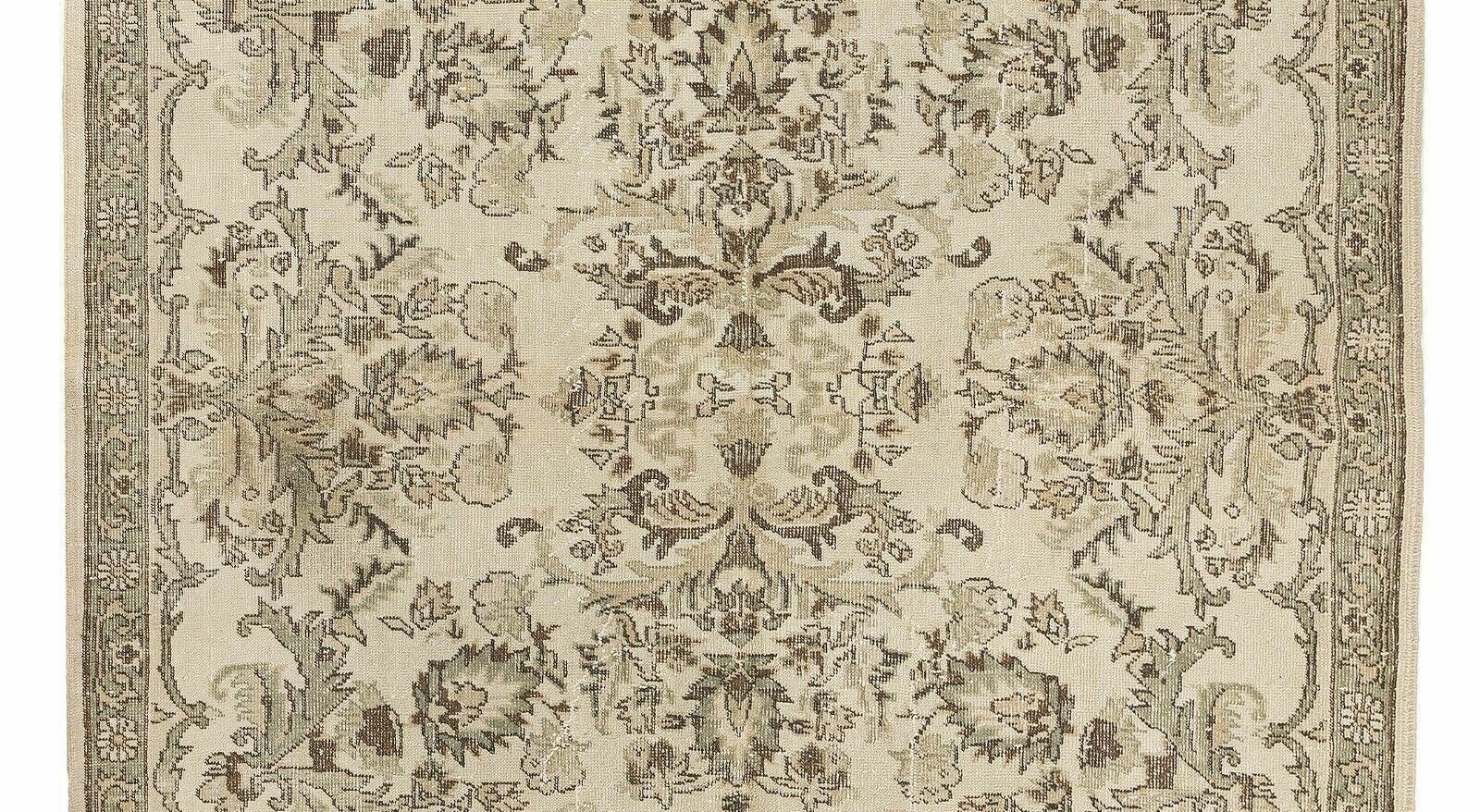 6.6 X 10 Ft Vintage Handmade Authentic Turkish Rug. Wool Carpet photo furniture