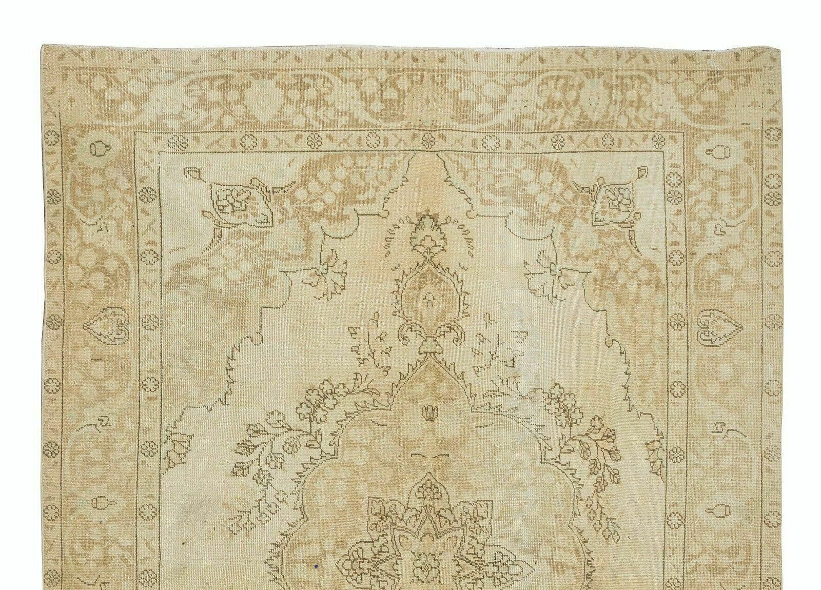 6.5x9.7 Ft Antique Washed Vintage Handmade Oushak Area Rug For Home & Office photo Textiles