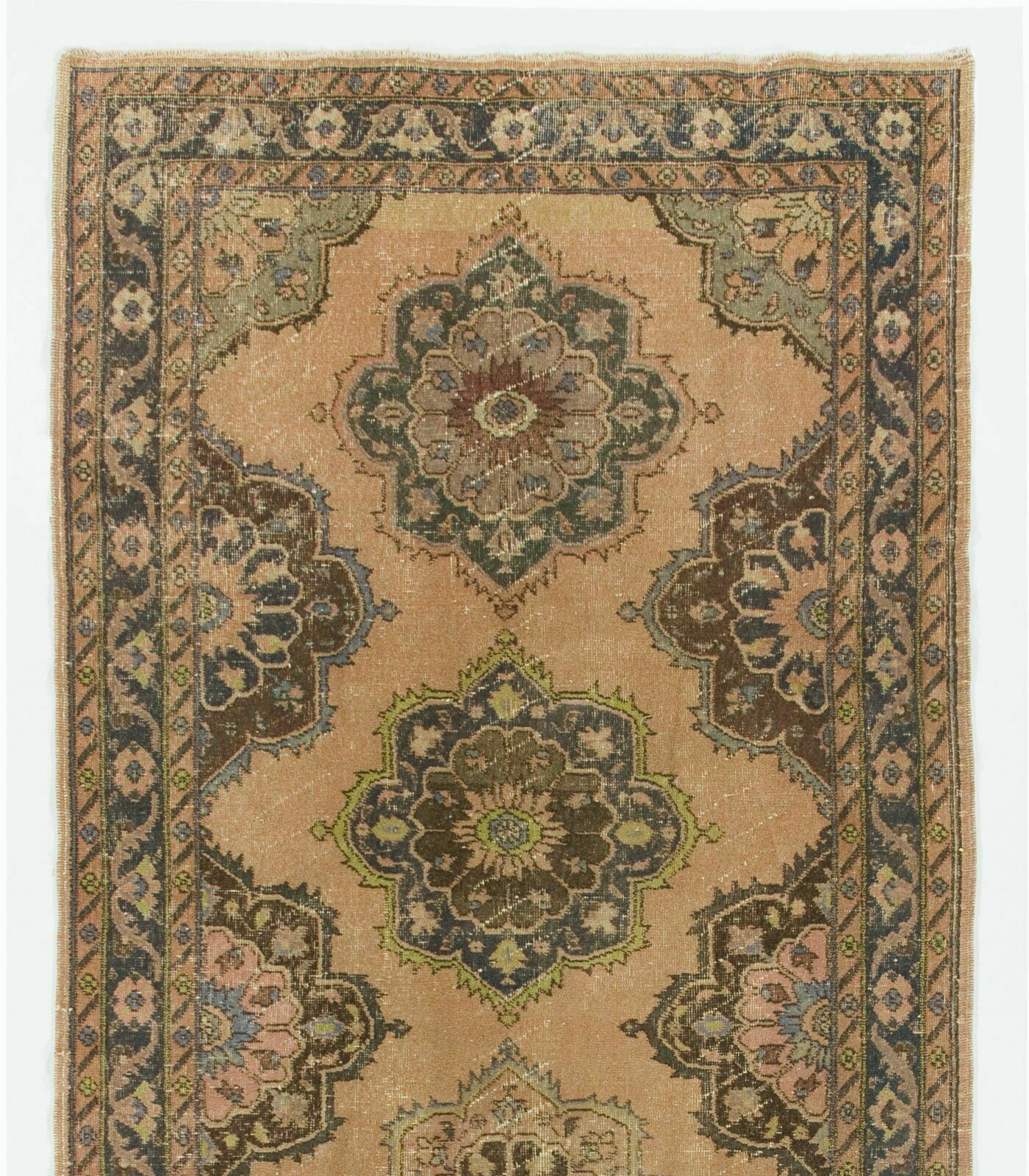 One Of A Kind Handmade Vintage Turkish Runner Rug For Hallway Decor photo furniture