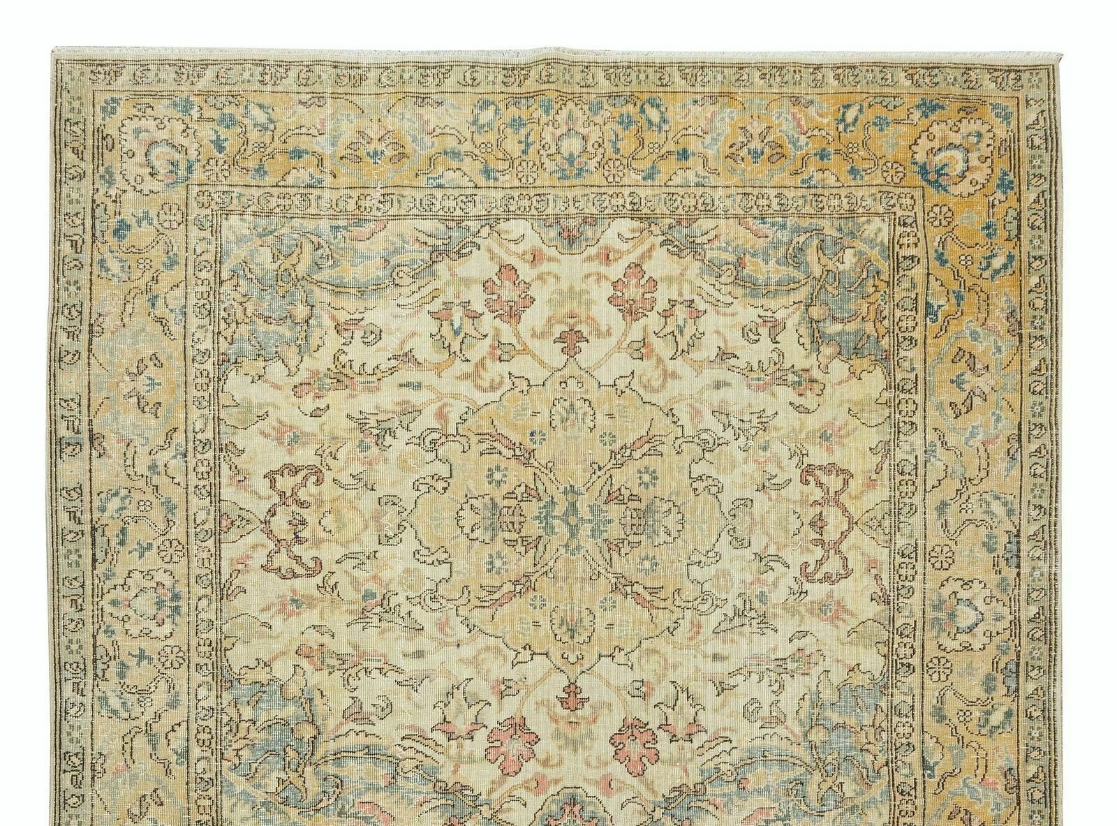 Unique Handmade Vintage Turkish Rug, Ideal For Home & Office Decor photo Textiles