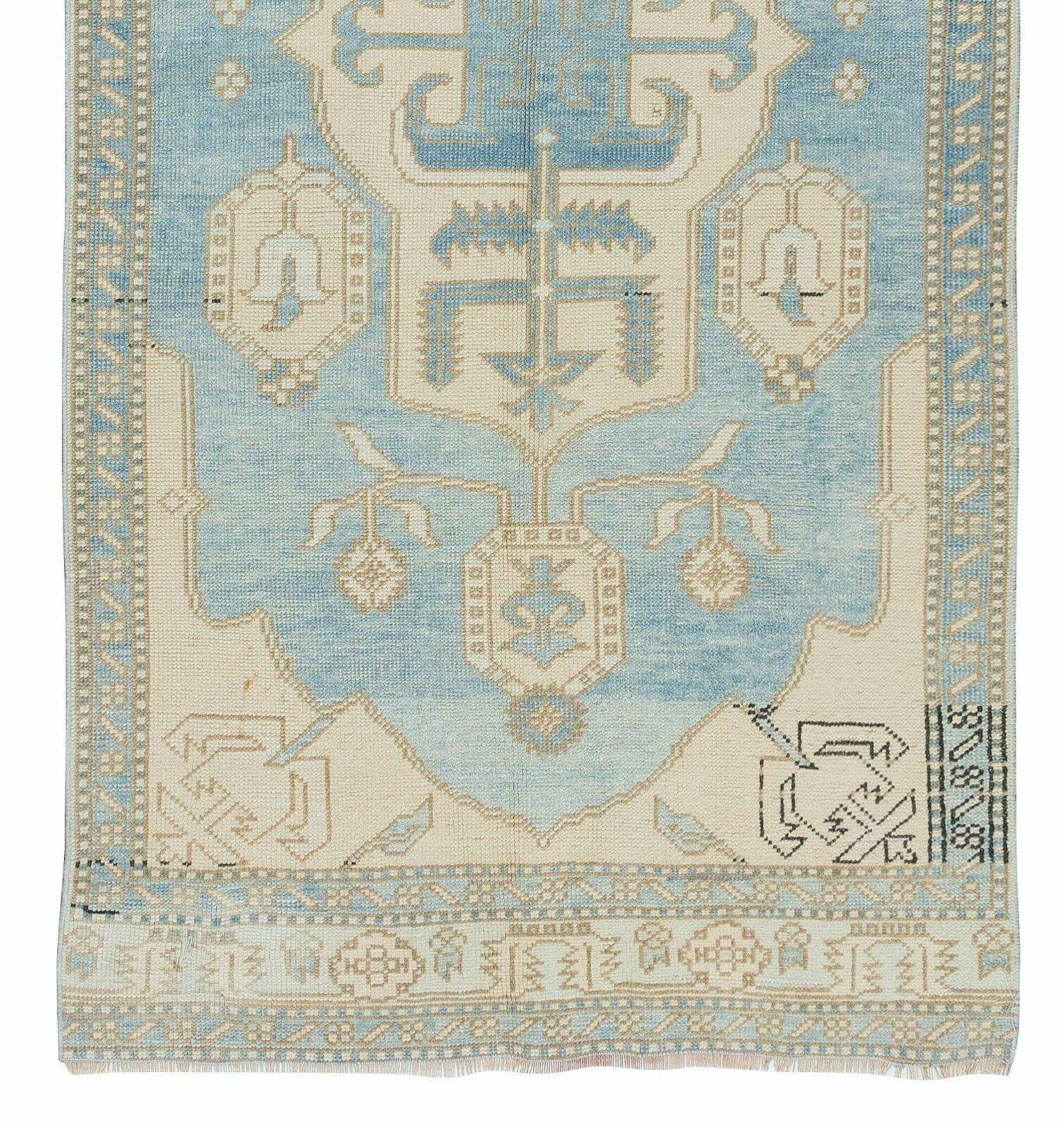 Vintage Hand Knotted Wool Rug From Turkey, Ca 1960 photo 720.0