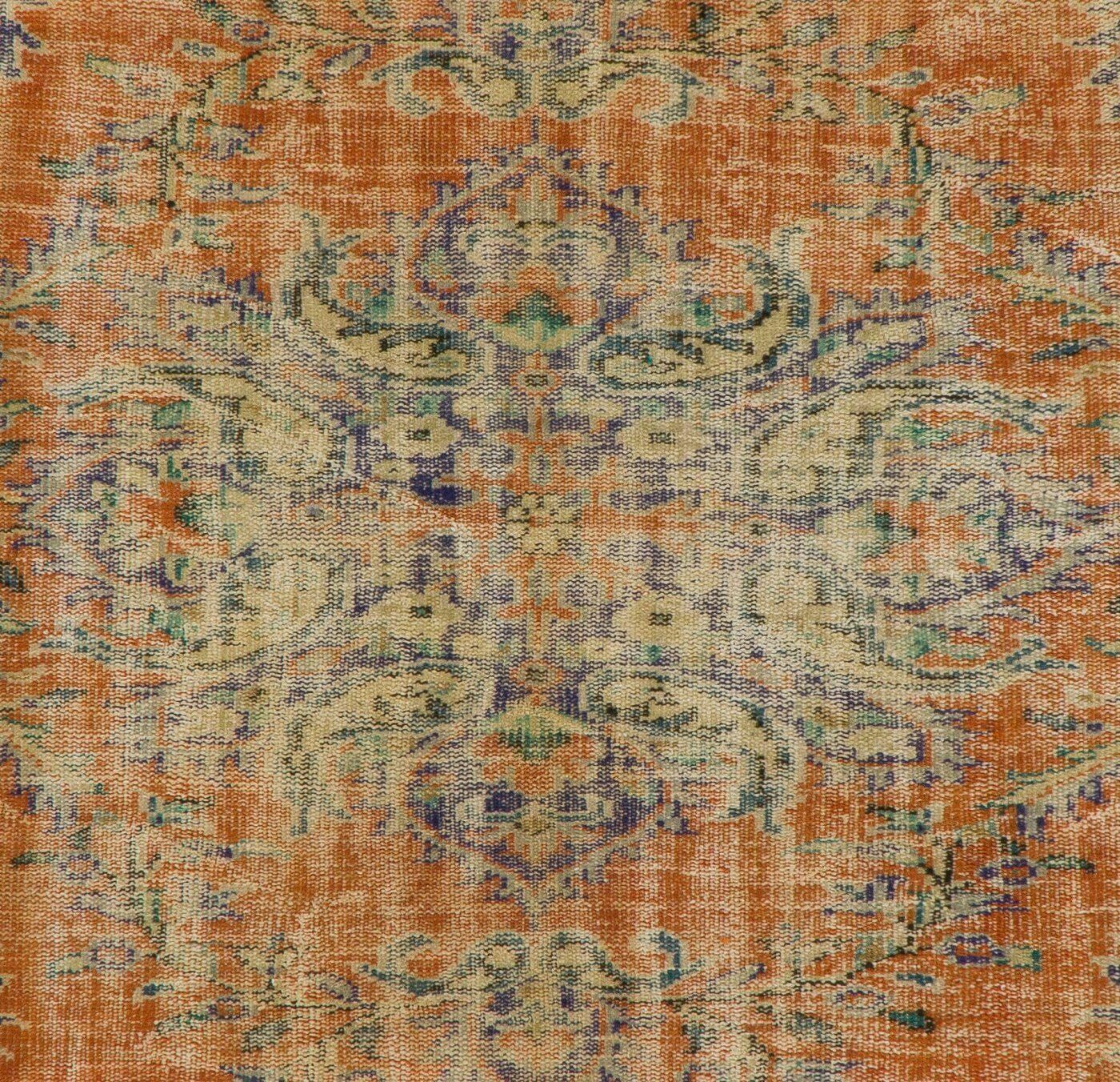 Hand Knotted Vintage Turkish Oushak Wool Rug For Home And Office Decor photo Textiles