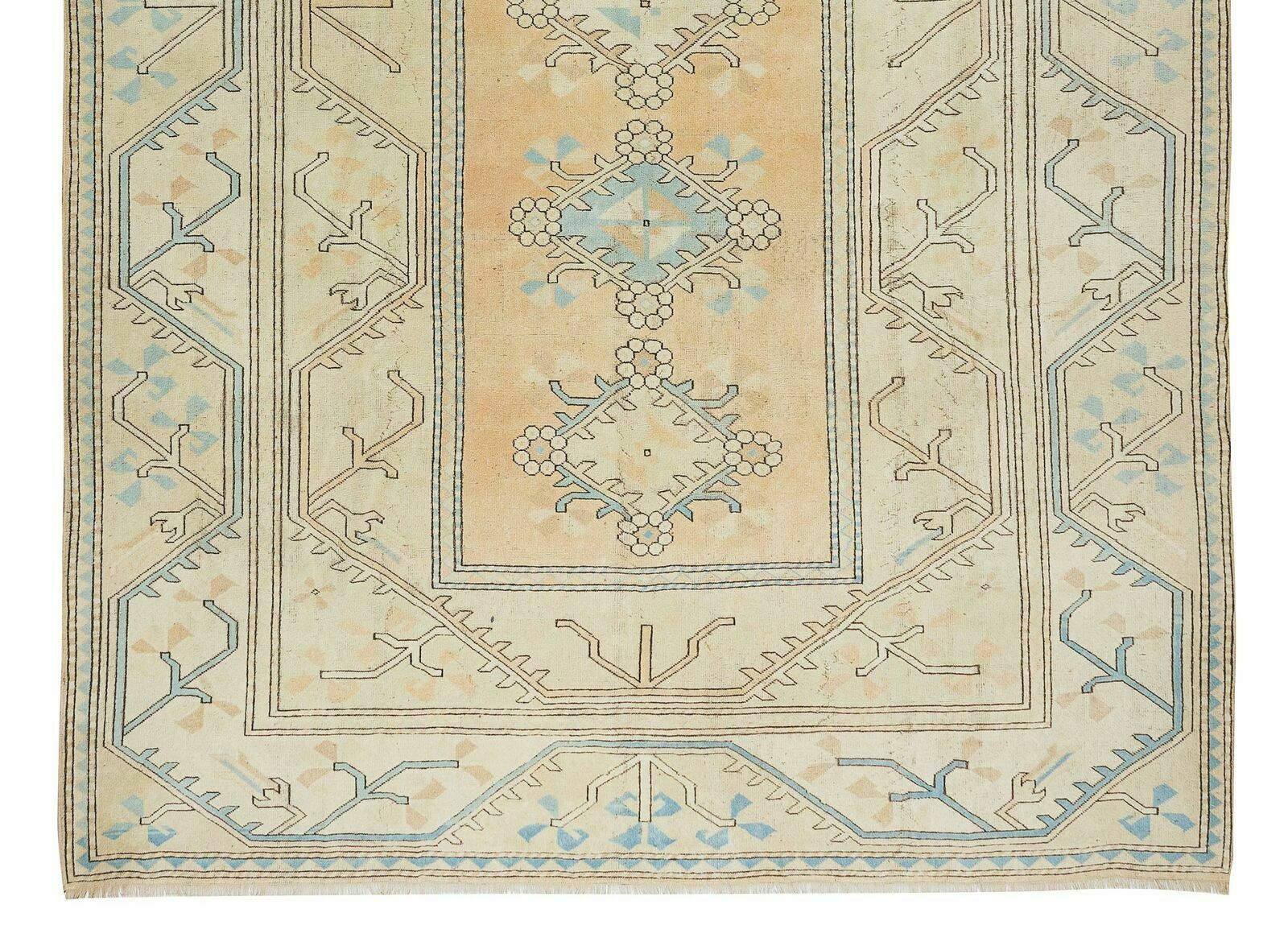 Hand Knotted Vintage Large Wool Rug From Turkey / Milas, 100% Wool photo 1705.0