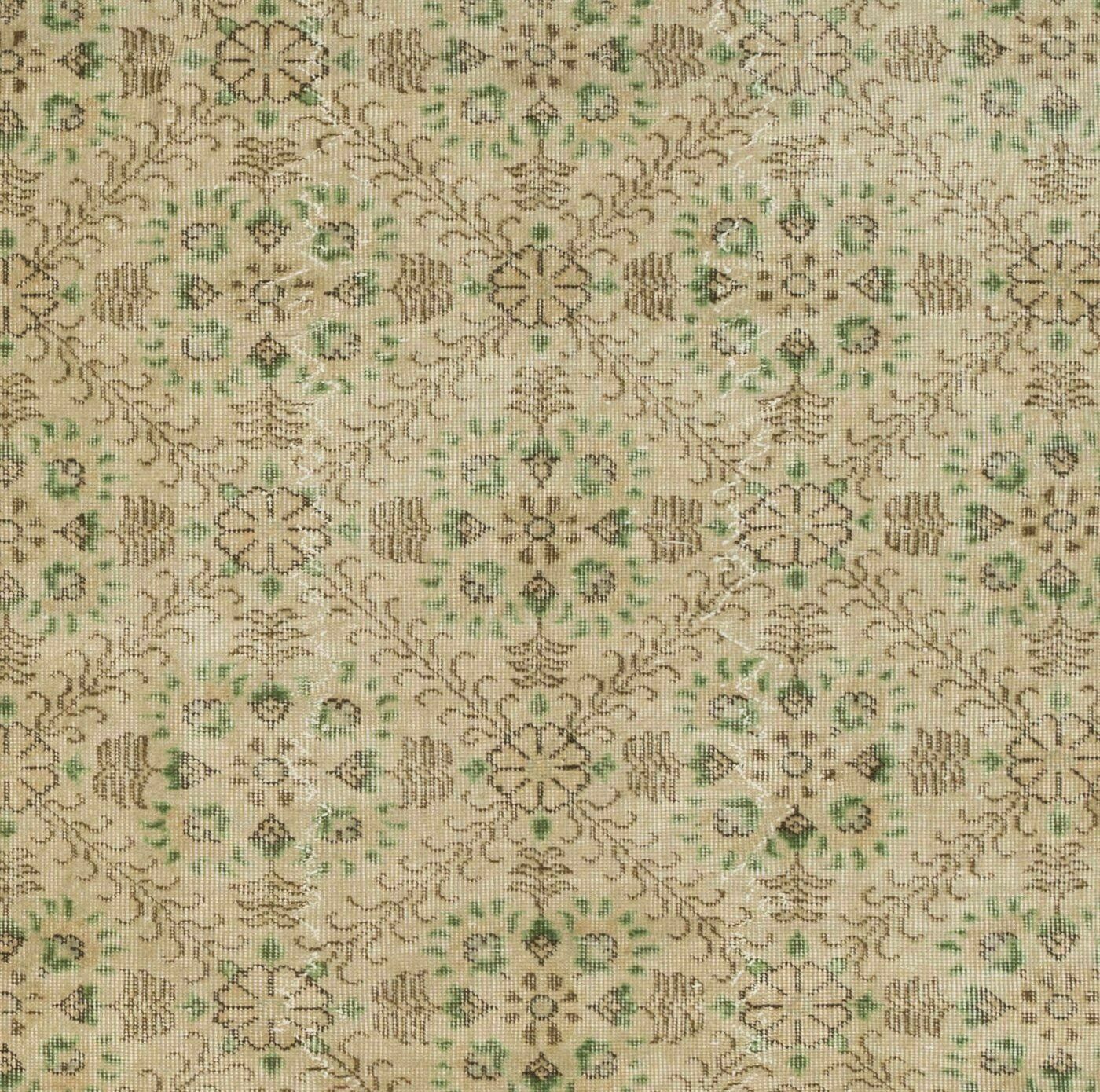 Authentic Hand Knotted Vintage Oushak Rug photo Textiles