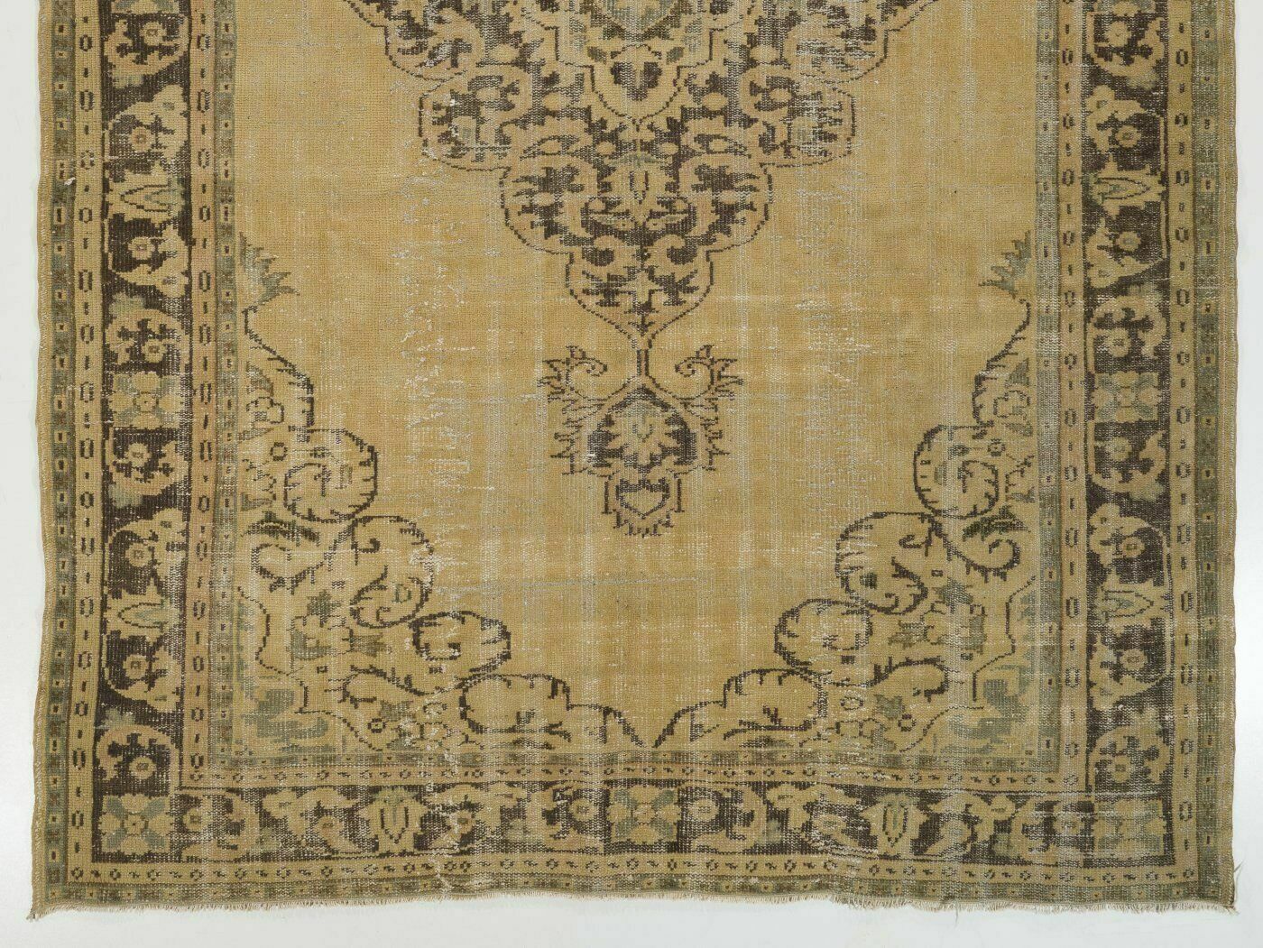 7x10.3 Ft One Of Kind Vintage Anatolian Oushak Rug photo for sale