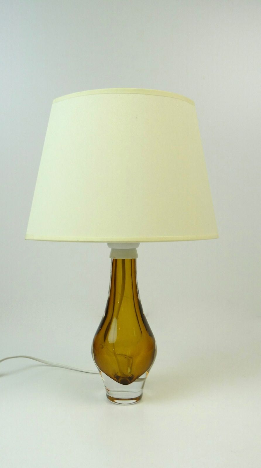 Beautiful Mid Century Glass Desk Lamp By Mona Morales For Kosta photo for sale