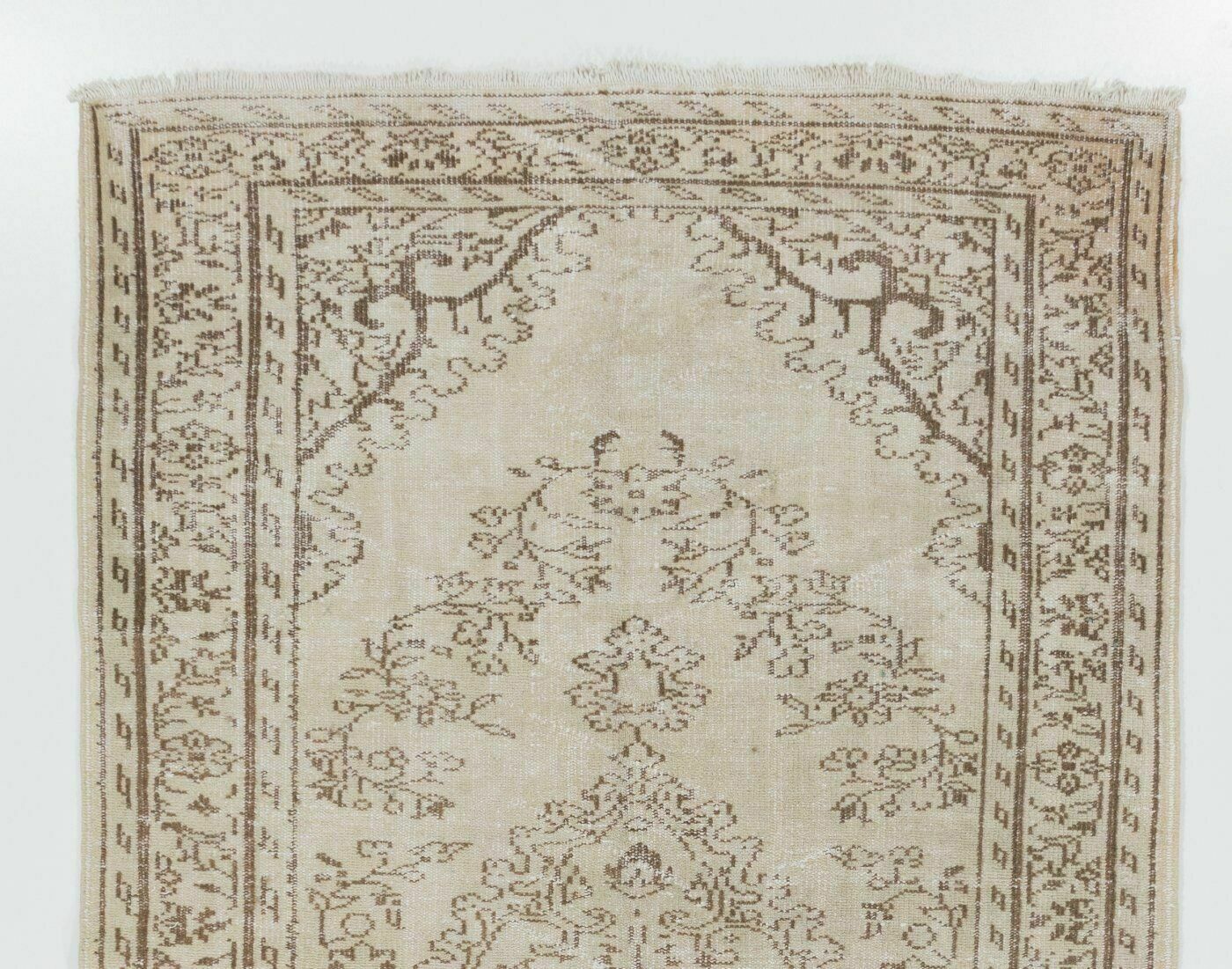 5.3x8.4 Ft Vintage Anatolian Oushak Rug. Great For Modern Office And Home photo furniture