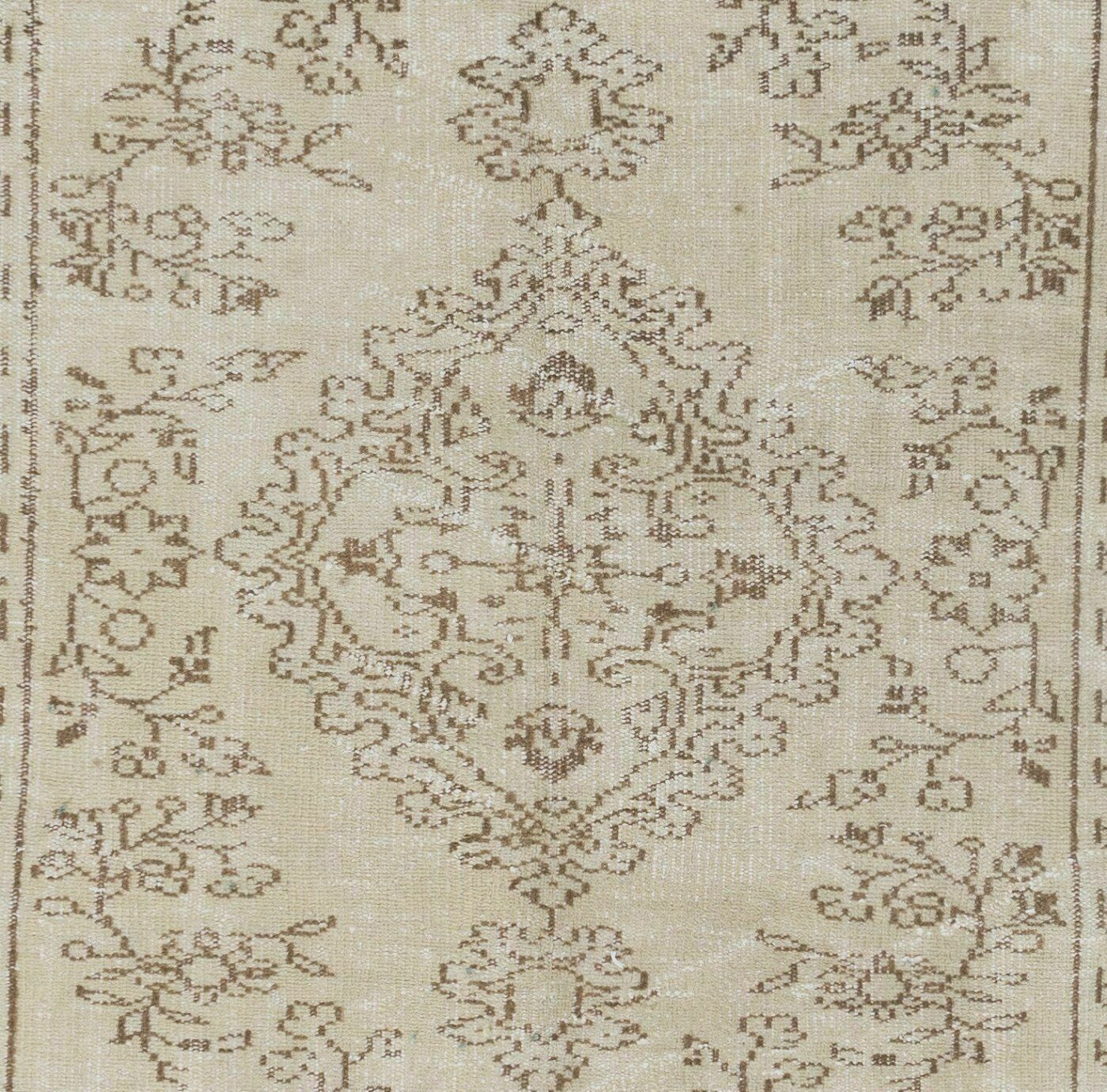 5.3x8.4 Ft Vintage Anatolian Oushak Rug. Great For Modern Office And Home photo Textiles