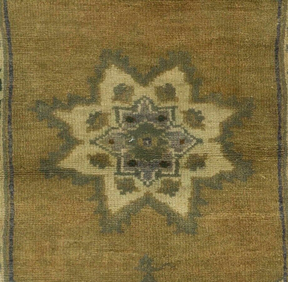 1.7x3.1 Ft Small Vintage Carpet. Handmade Turkish Village Accent Rug photo Textiles