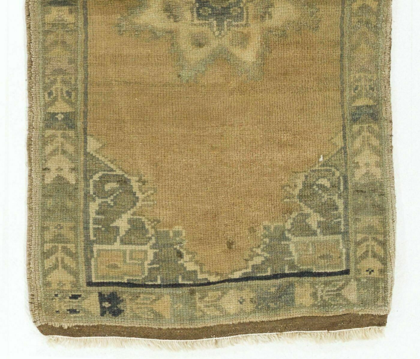 1.7x3 Ft Small Vintage Carpet. Handmade Turkish Village Accent Rug photo for sale