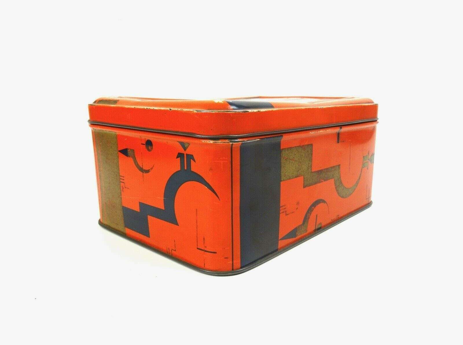 Art Deco Avant Garde Suprematism Bauhaus Tin Box