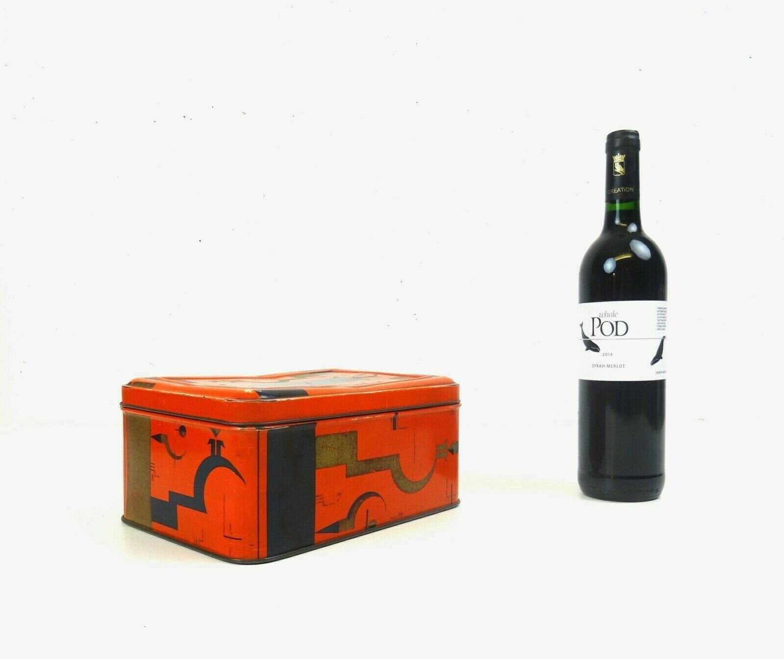 Art Deco Avant Garde Suprematism Bauhaus Tin Box photo for sale