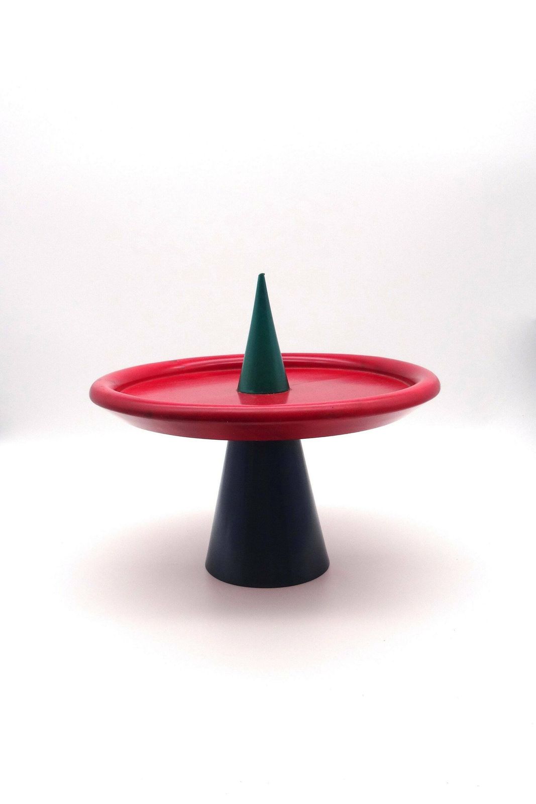 Rare Postmodern 80s Memphis Age Center Of Table Fruit Bowl By Pietro Manzoni