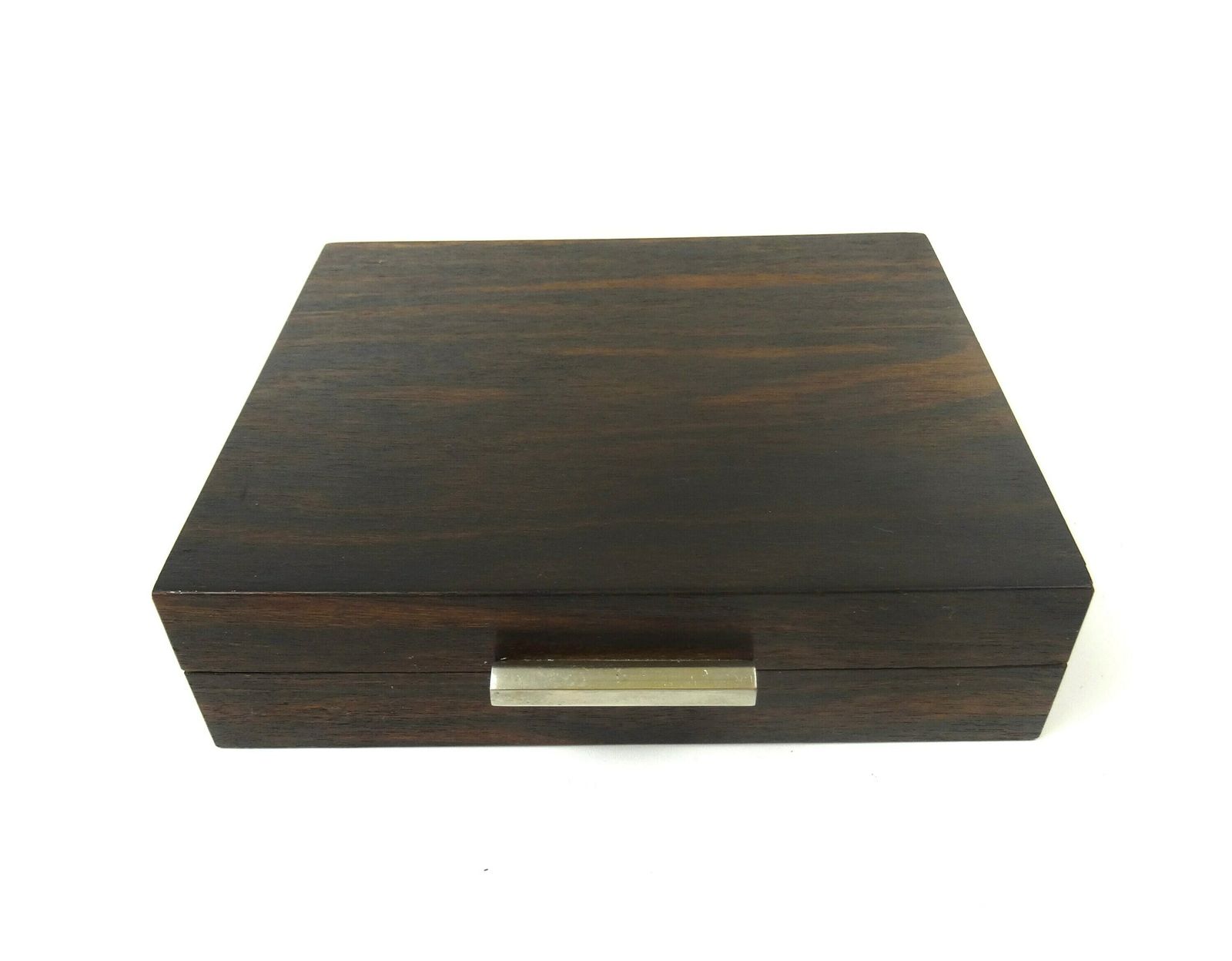 Rare French Art Deco Rosewood Veneer Jewelry Box