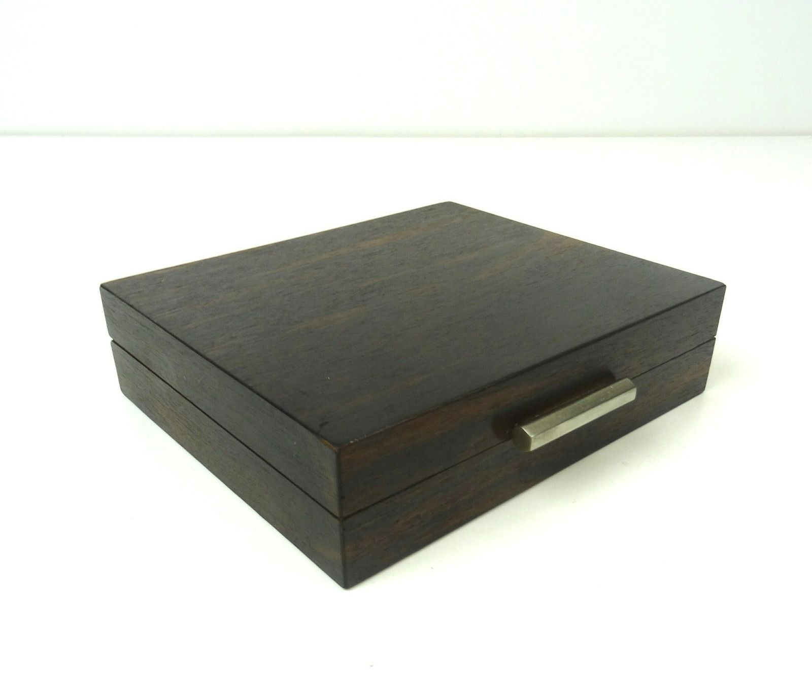 Rare French Art Deco Rosewood Veneer Jewelry Box photo for sale