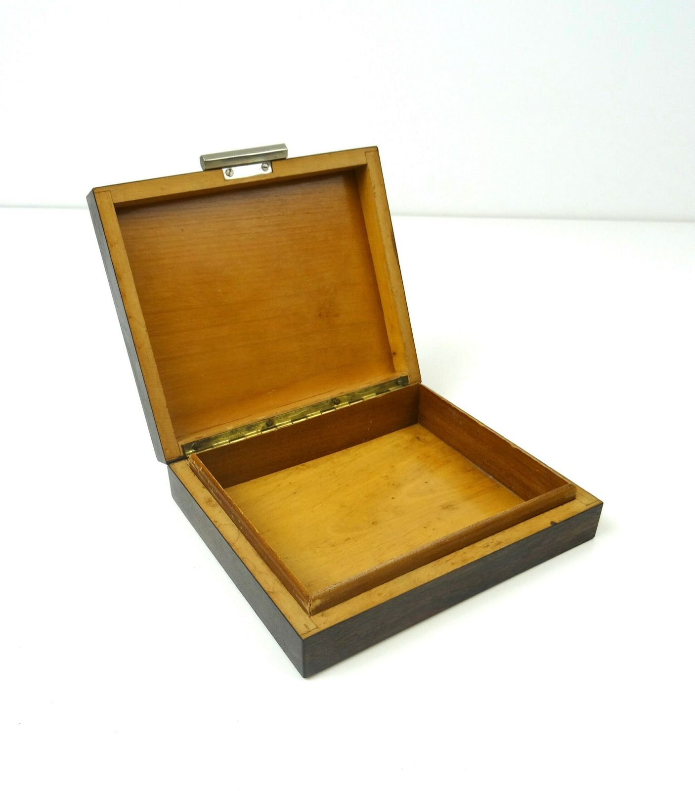 Rare French Art Deco Rosewood Veneer Jewelry Box photo 324.0