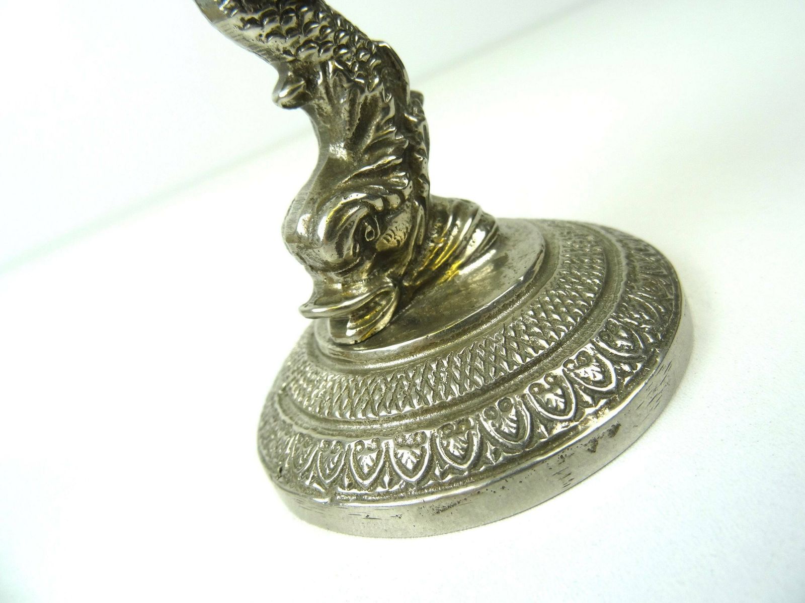 Rare Original Antique Soap Dish Shell Shape On Sea Creature Foot Art Nouveau France 1900 photo Home Decor