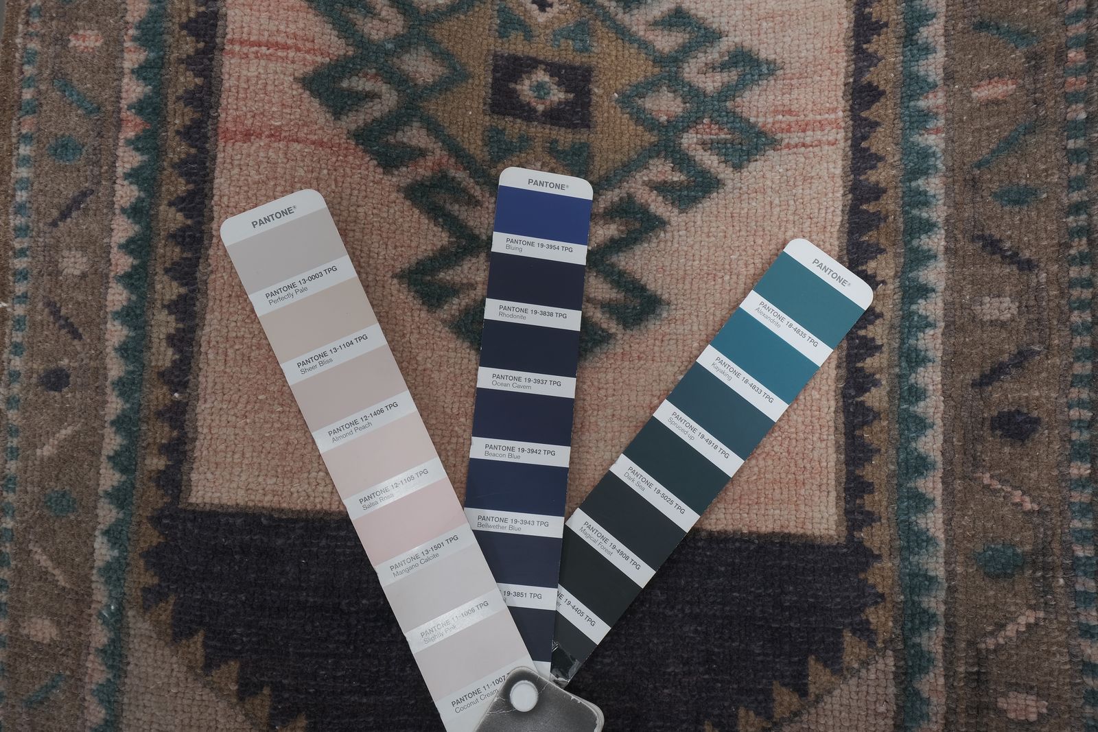 photo for sale Low Pile Turkish Hand Knotted Runner Set Of Two