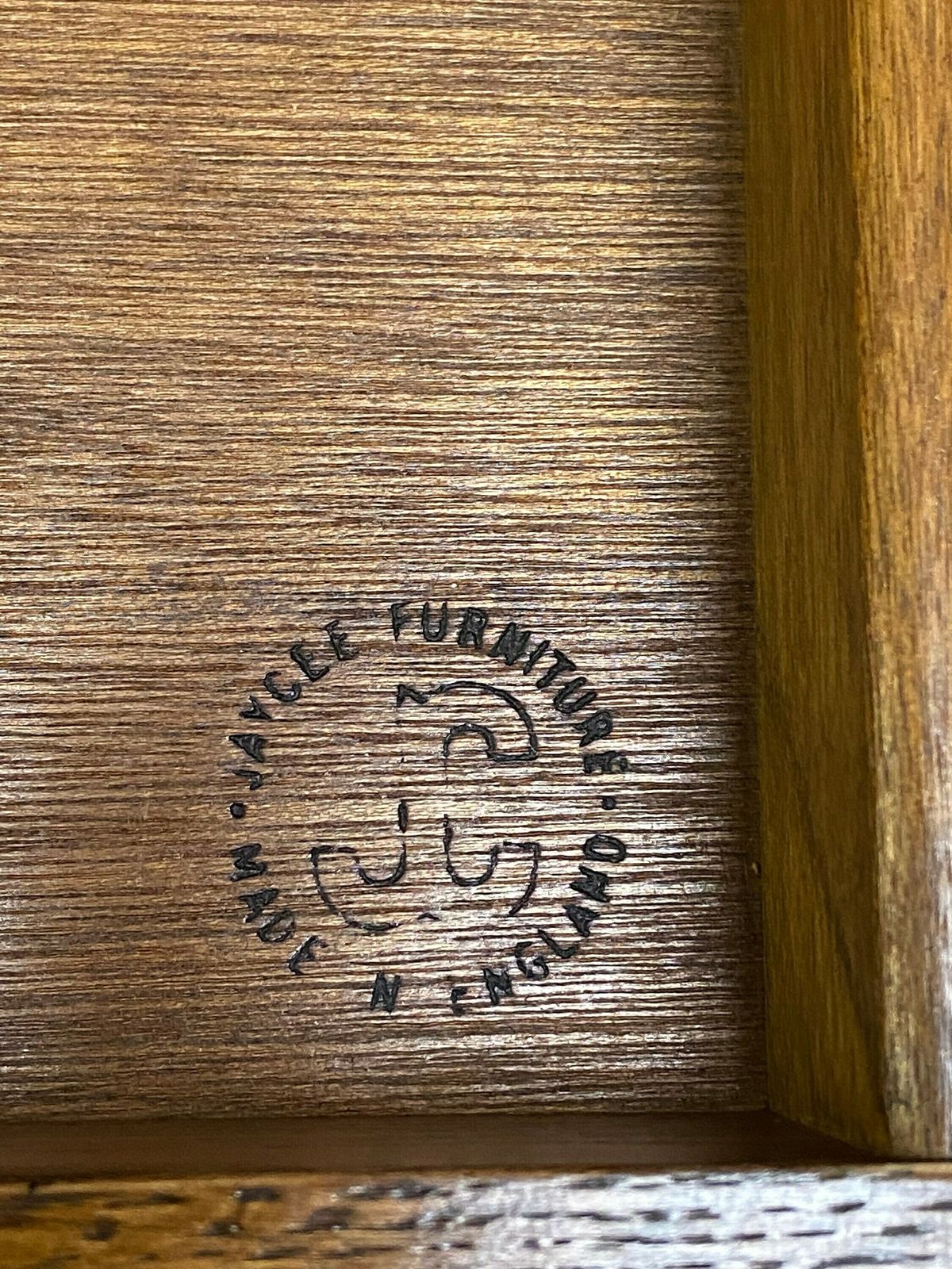 photo for sale Vintage Jaycee Furniture Oak Davenport Writing Desk C1970