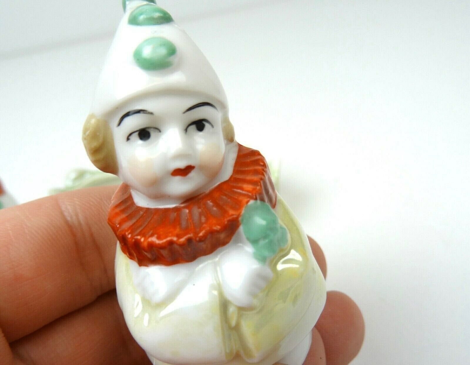 Rare Art Deco Clown Circus Salt & Pepper Shakers Germany 1930 photo 225.0