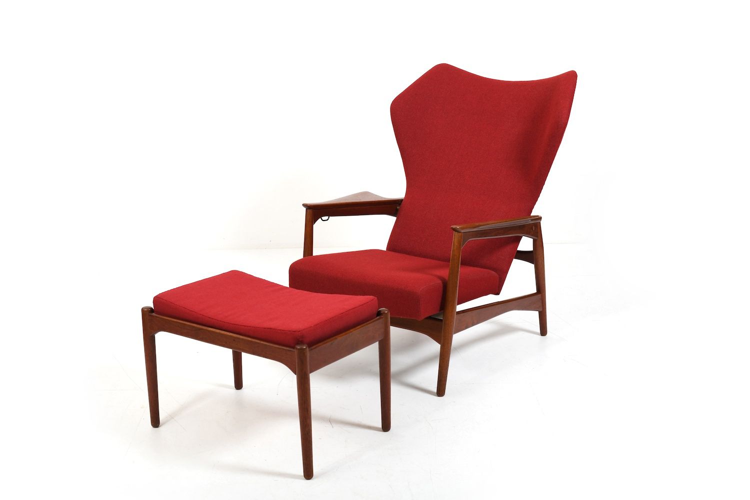 Ib Kofod Larsen Teak Cloud Master Reclinner Chair 1950s photo Furniture