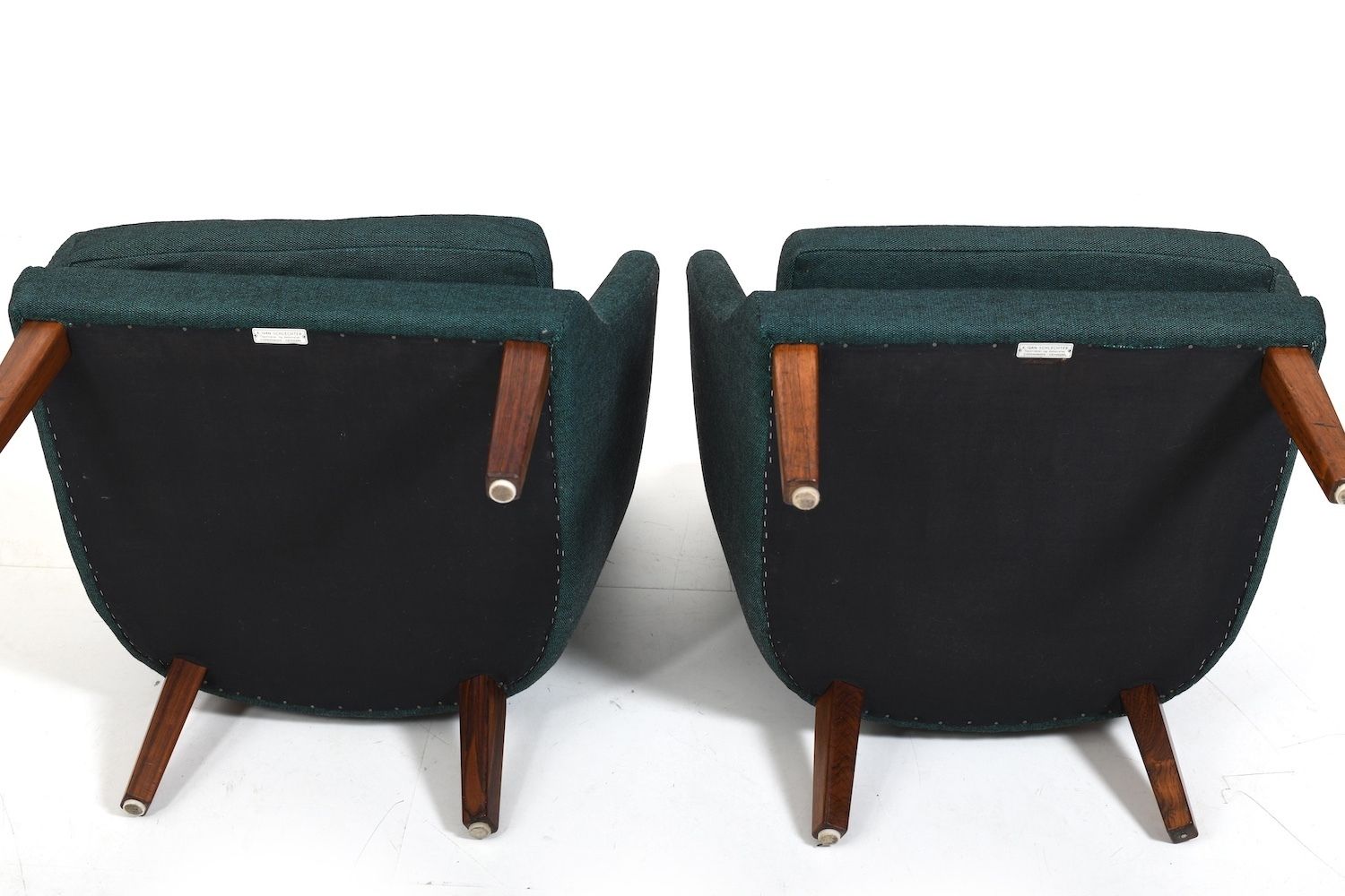 12250.0 Rare Pair Of Av 53 Easychairs By Arne Vodder 1953 photo