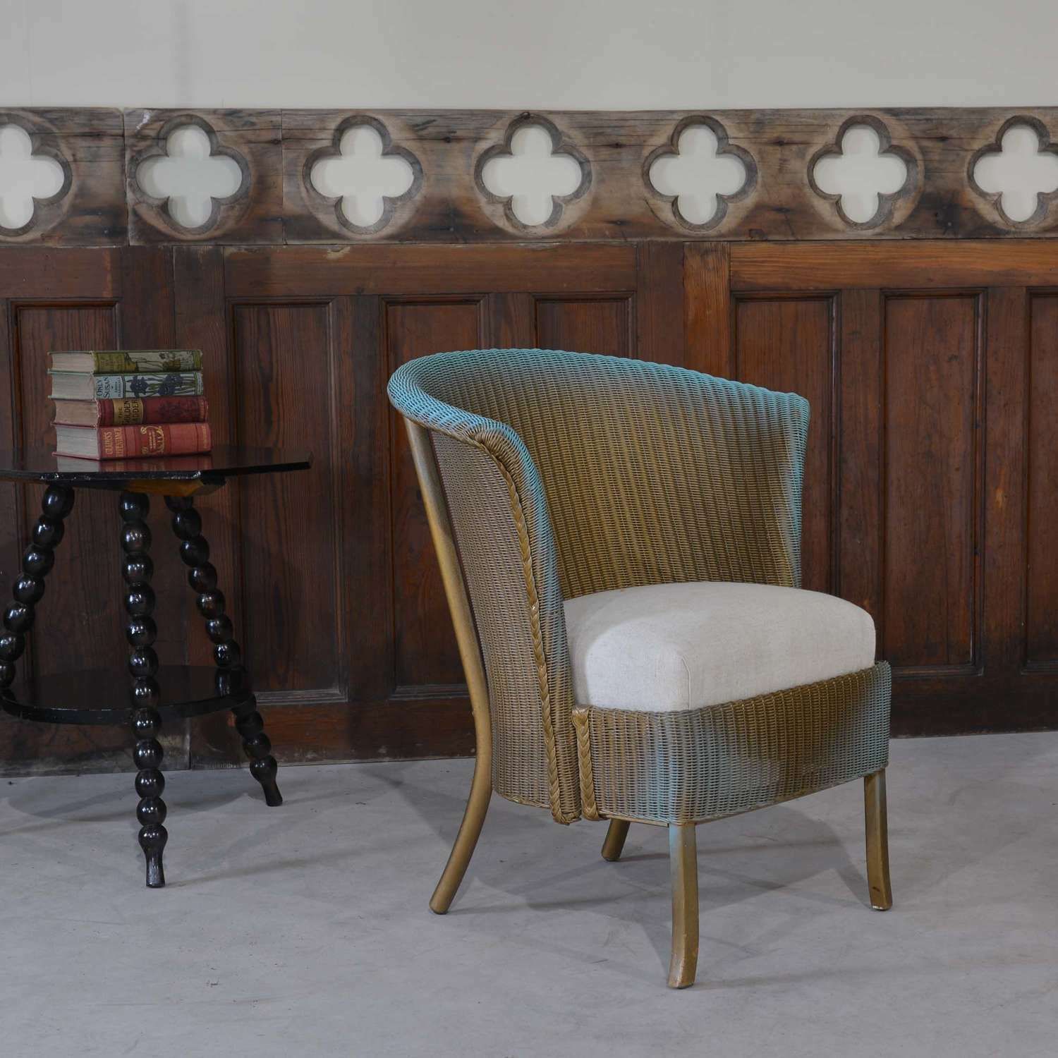 Lloyd Loom Lusty Chair, Mid 20th Century