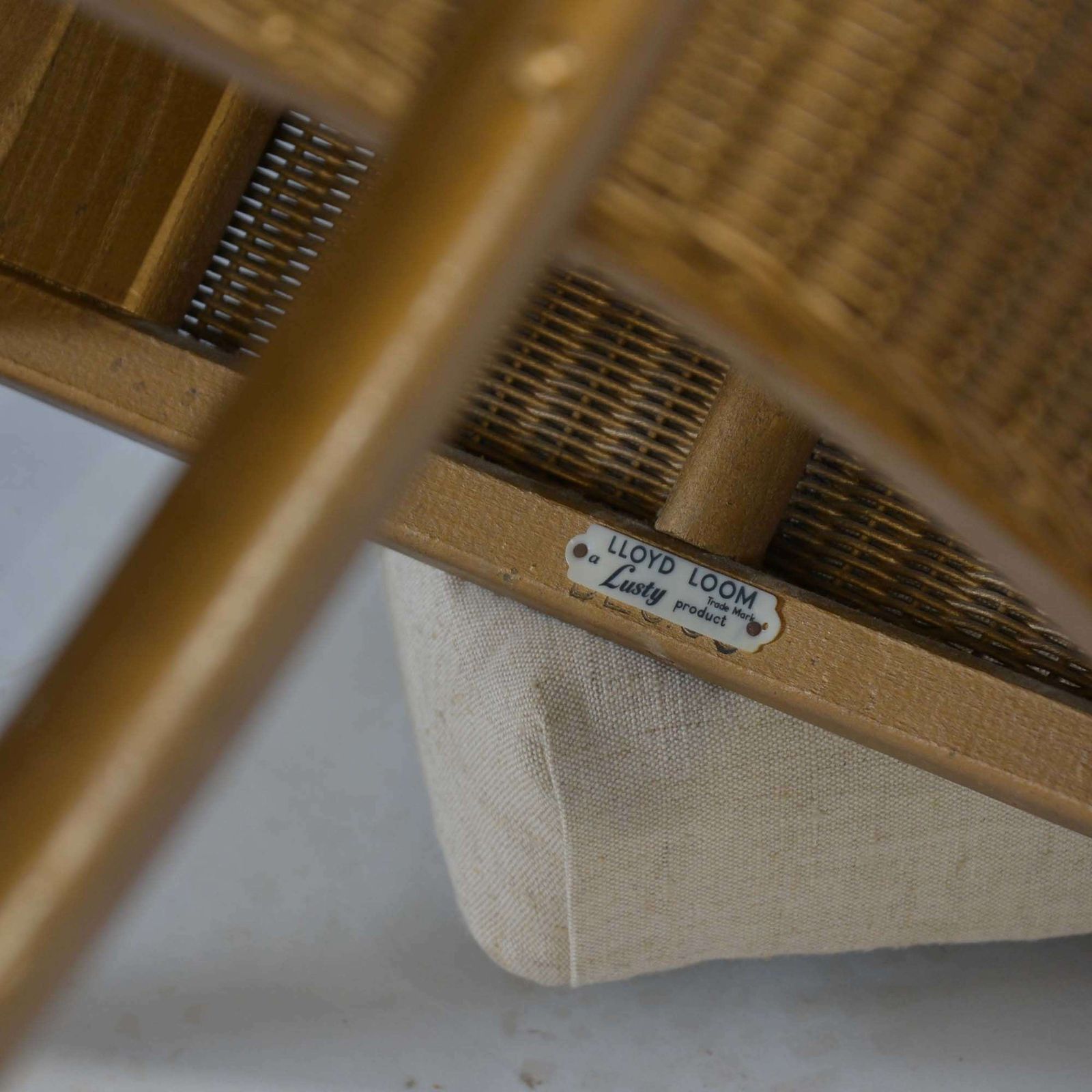 Lloyd Loom Lusty Chair, Mid 20th Century photo buy