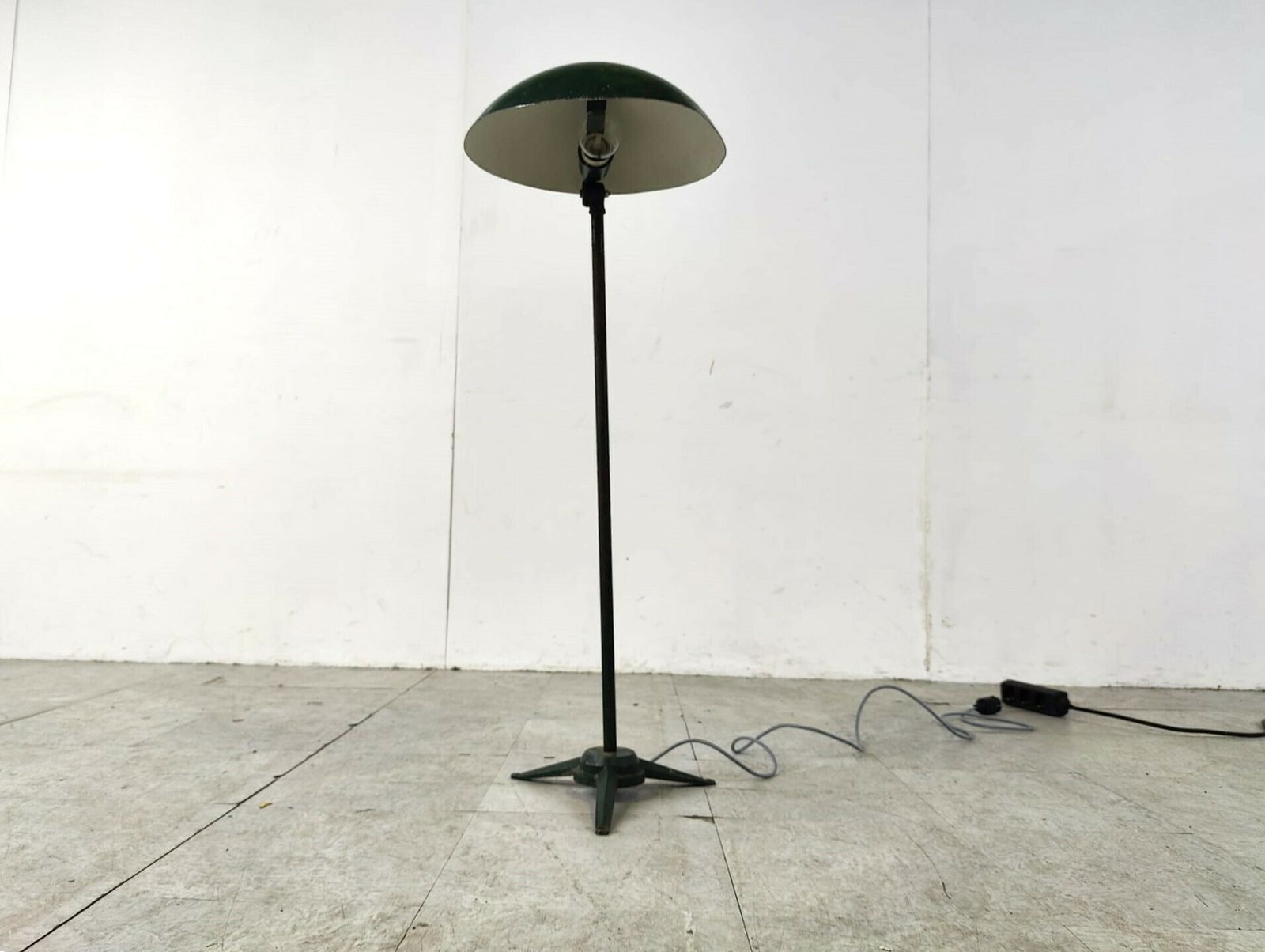 Industrial Metal Floor Lamp, 1970s photo furniture