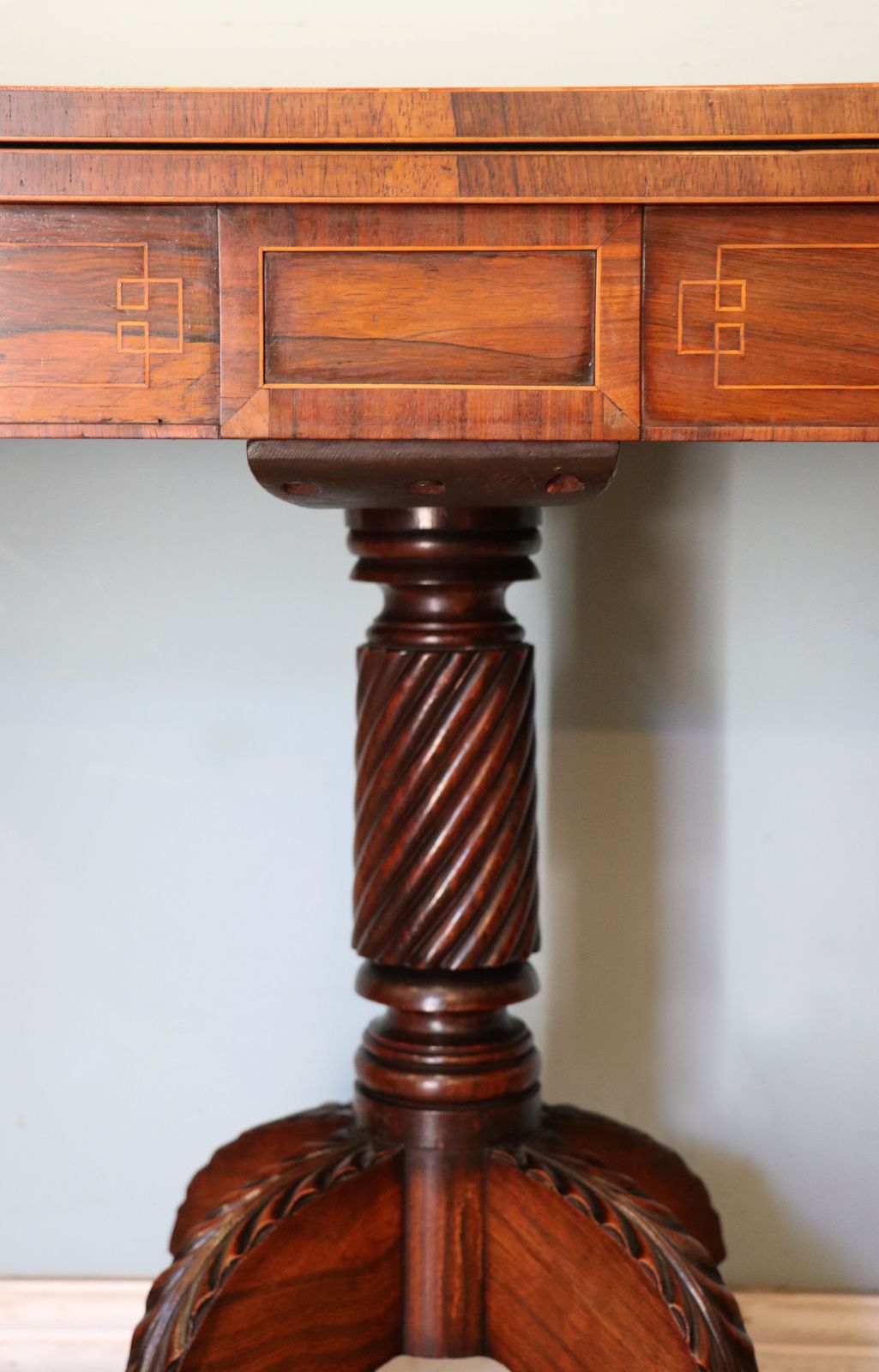 1195.0 A Wonderful, Top Quality Late Georgian Card Table. photo