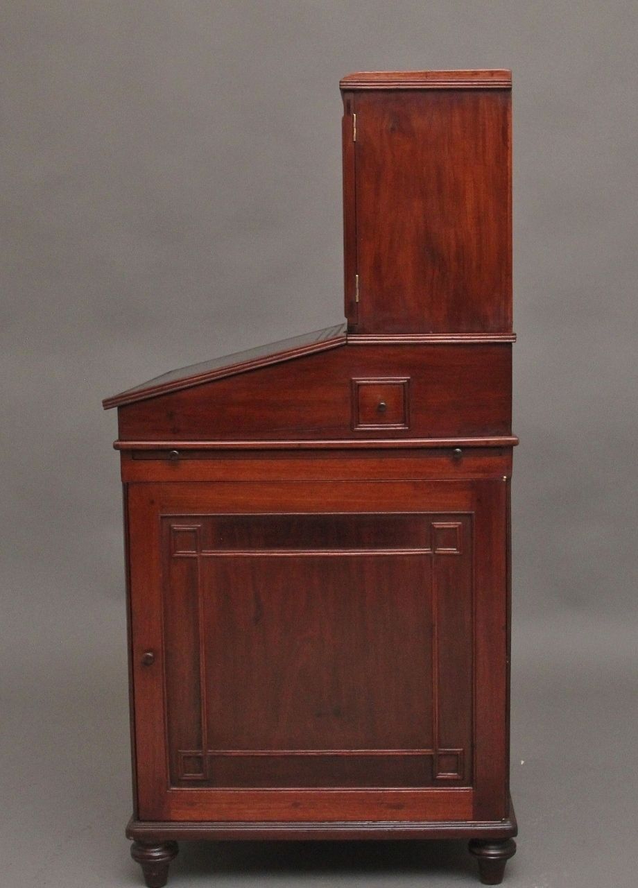 Furniture Anglo Indian Teak Davenport, 1960s photo