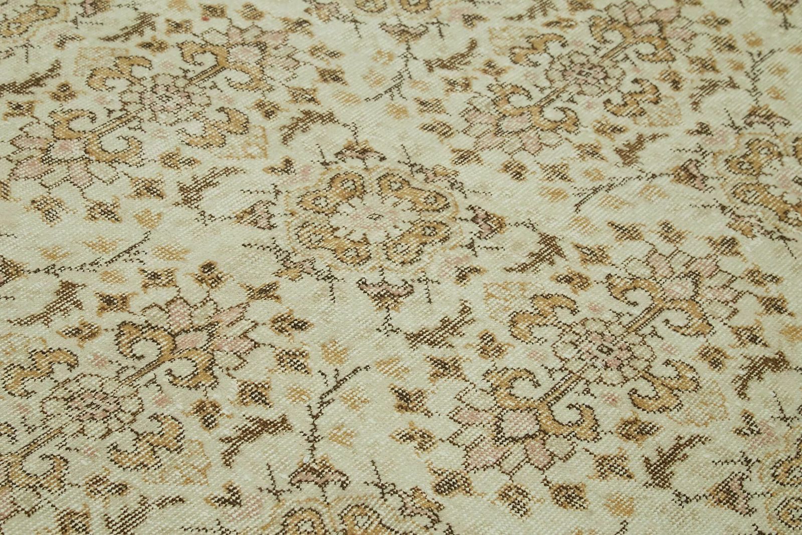 6x10 Beige Turkish Vintage Area Rug   41842 photo 824.0