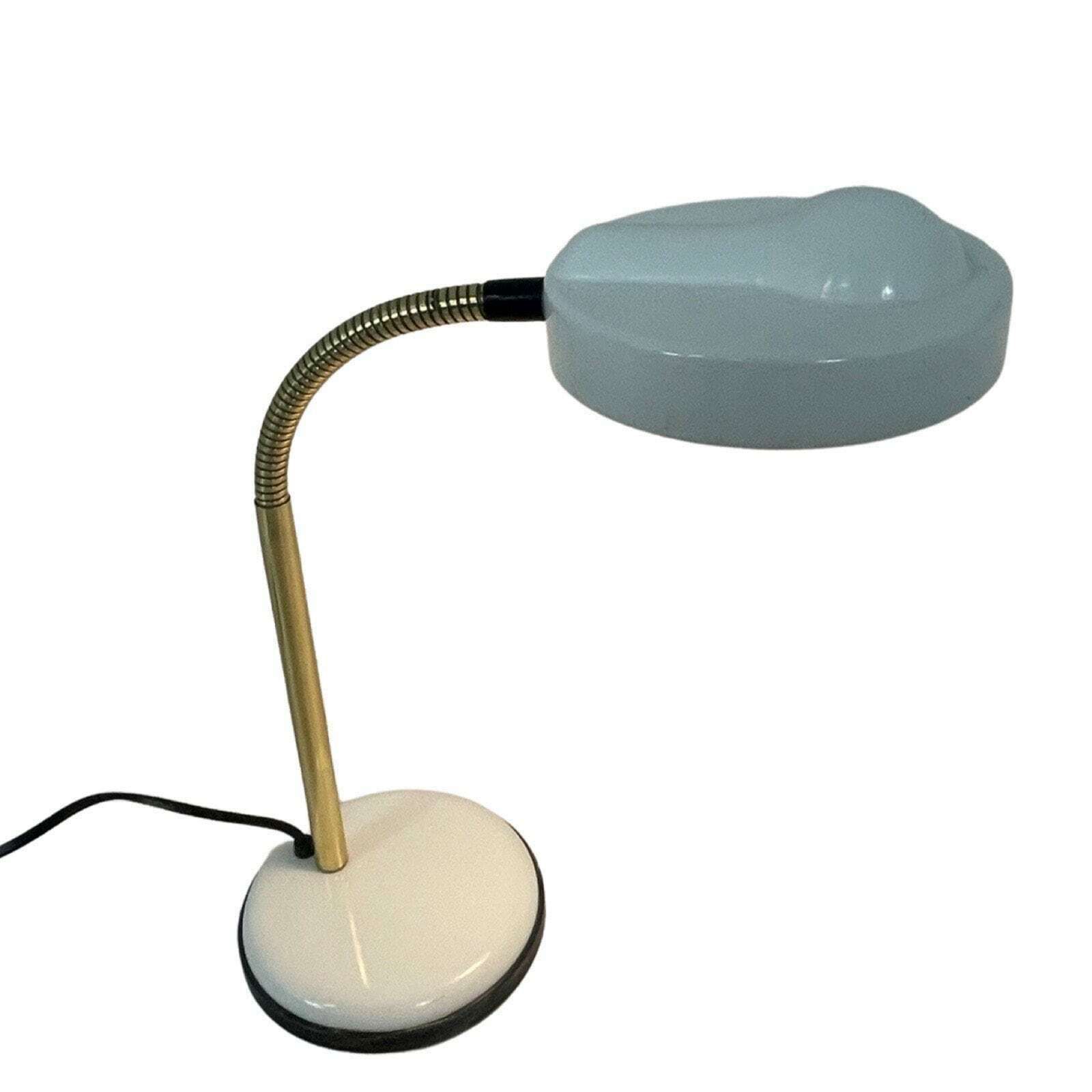 Postmodern / Space Age Desk Lamp   With Adjustable Gooseneck   Bulb Shaped Shade, Unique Design   Mayja Lighting