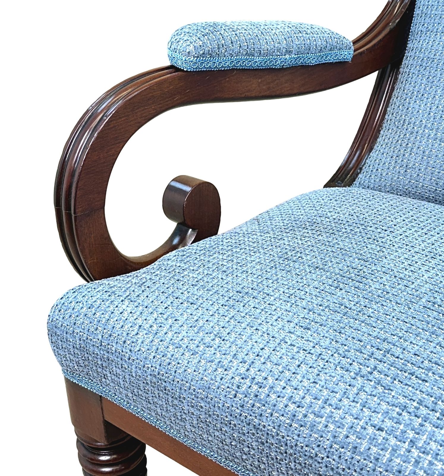 photo furniture William IV Mahogany Library Armchair (England, Circa 1835)