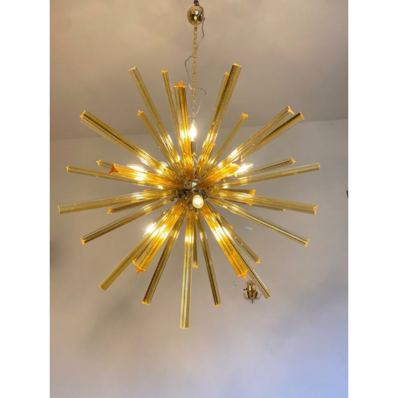 Sputnik Chandelier In Murano Glass Style From Italy photo buy