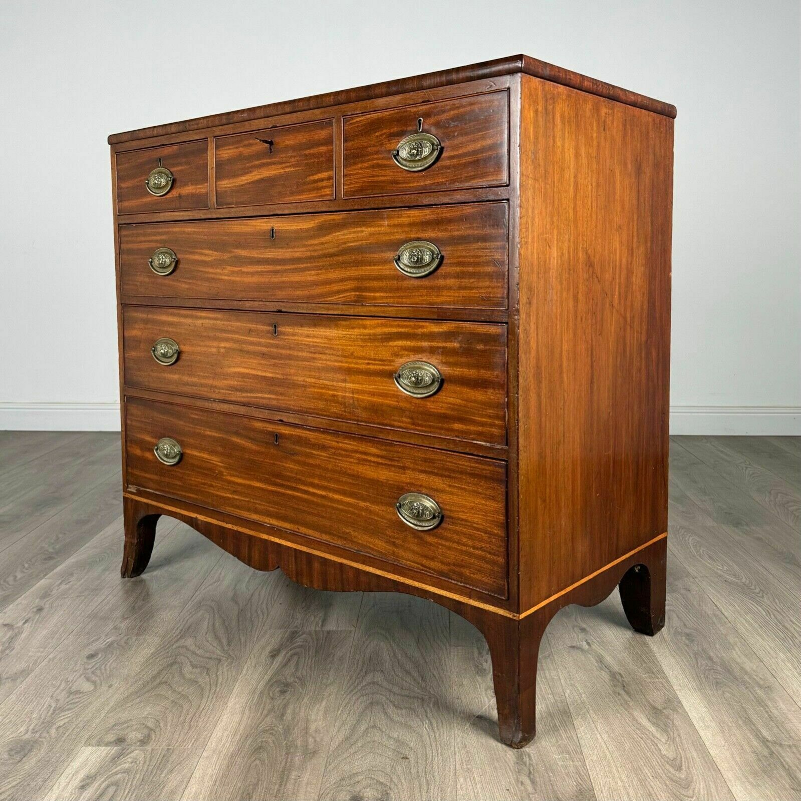 Antique 18th Century Mahogany Chest Of Drawers photo furniture