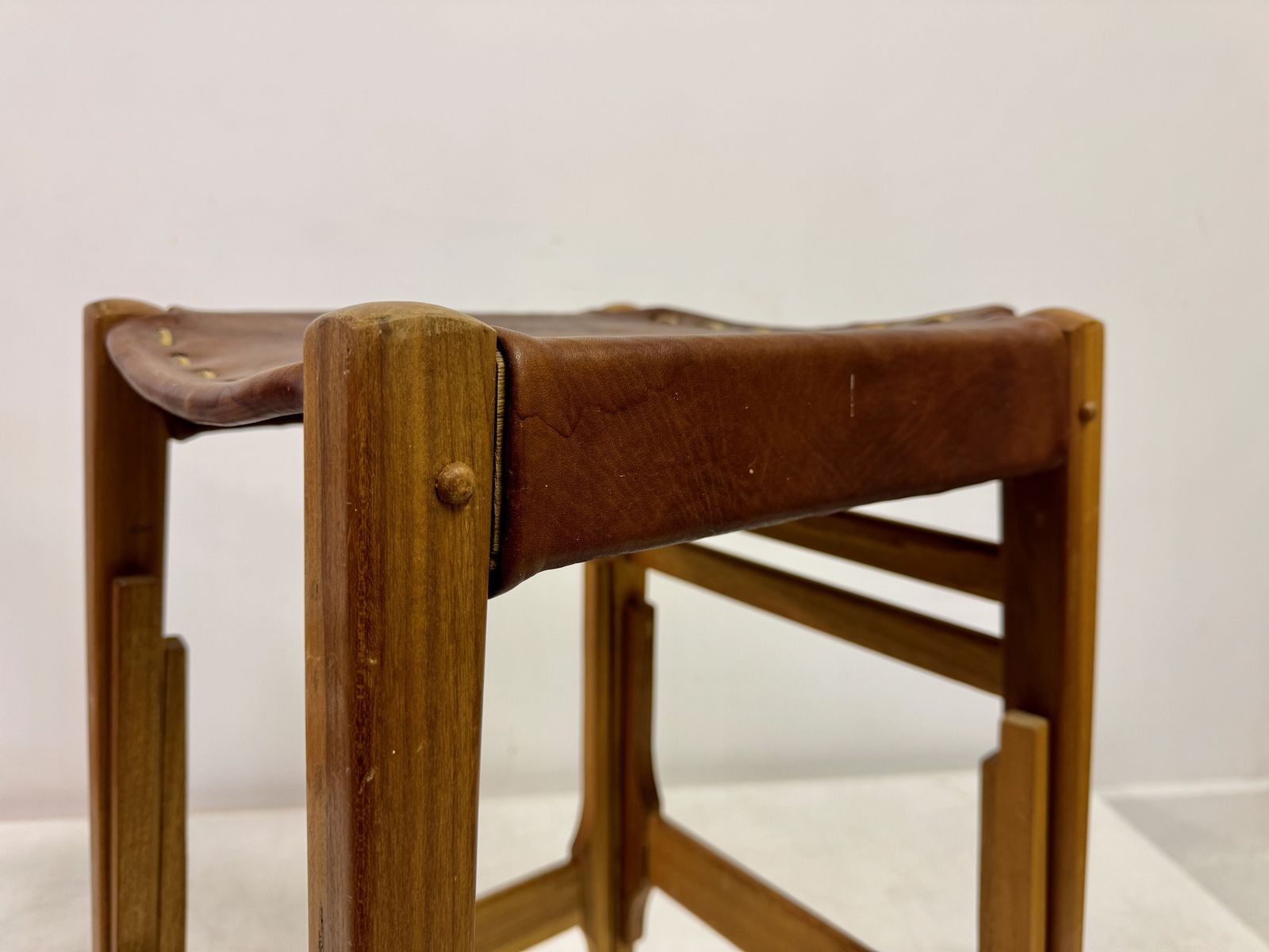 photo furniture Part Of Mid Century Wood High Stools By Werner Biermann For Arte Sano