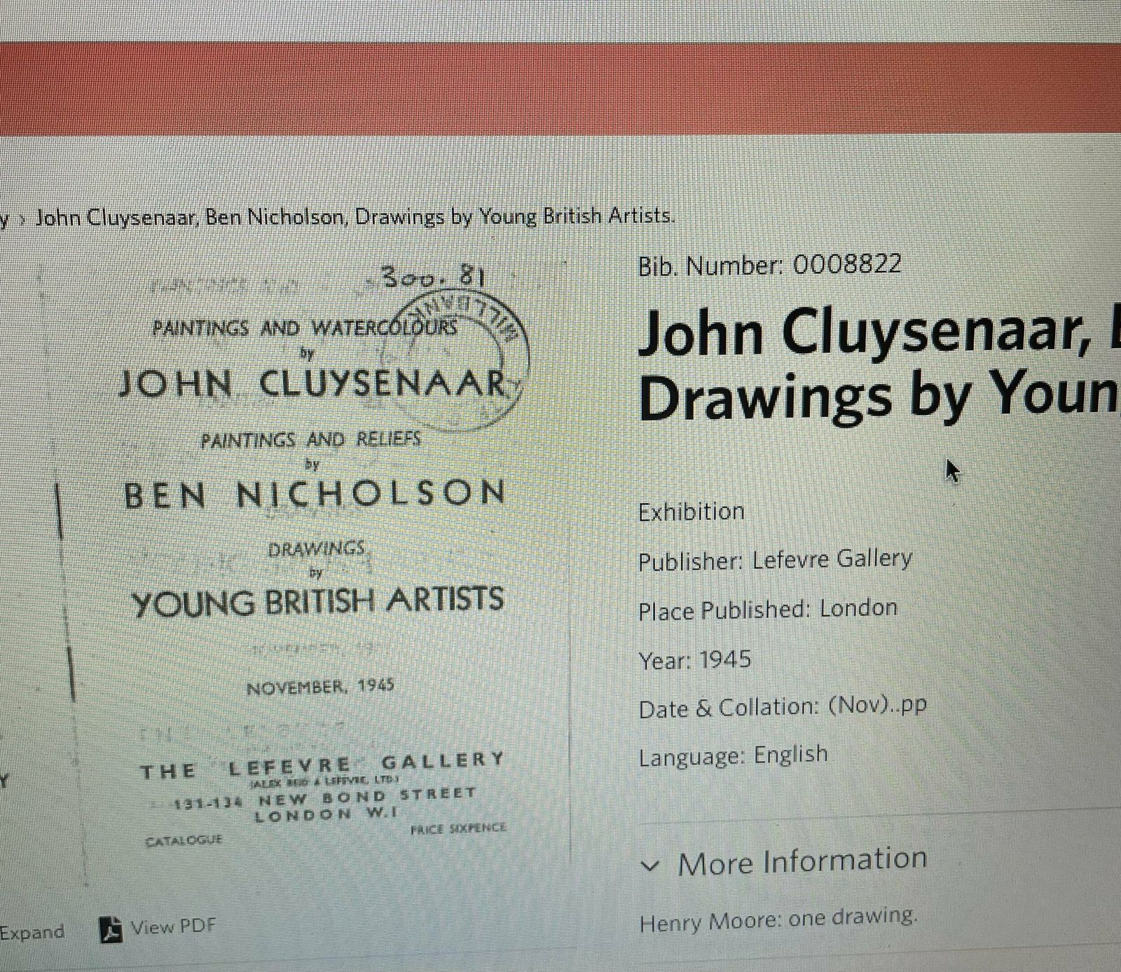 John Cluysenaar, Belgian (1899 1986) Oil On Canvas C1960 photo for sale