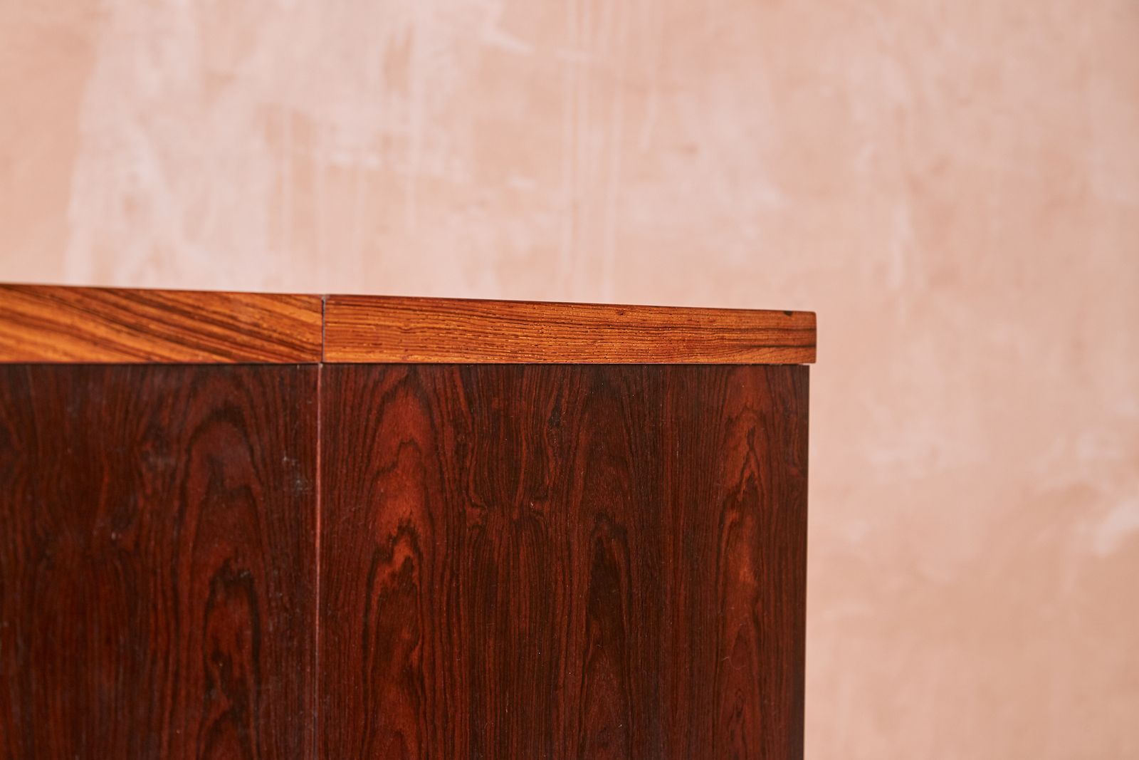 Furniture Mid Century Danish Modern Rosewood Bar Cart Trolley By Niels Erik Glasdam Jensen, Denmark, 1964 photo