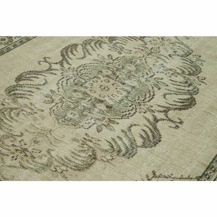 5x9 Beige Turkish Vintage Area Rug   41815 photo 758.0