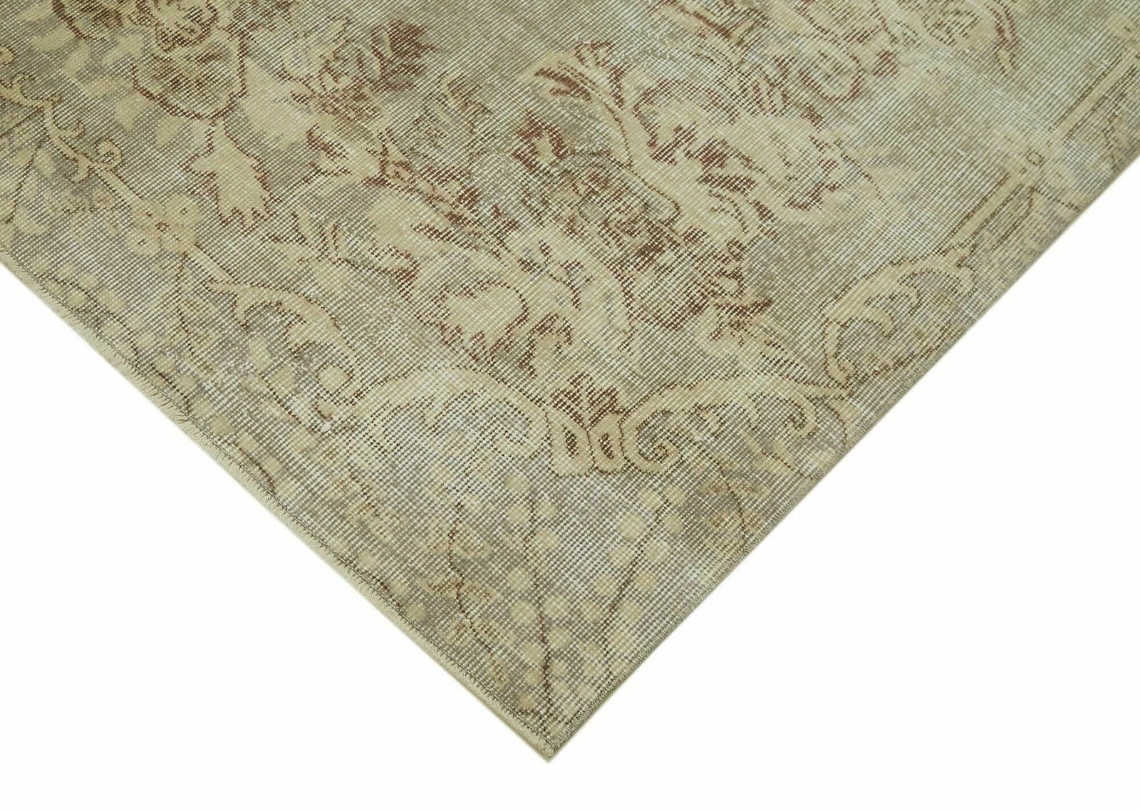 5x9 Beige Turkish Vintage Area Rug   41830 photo Textiles