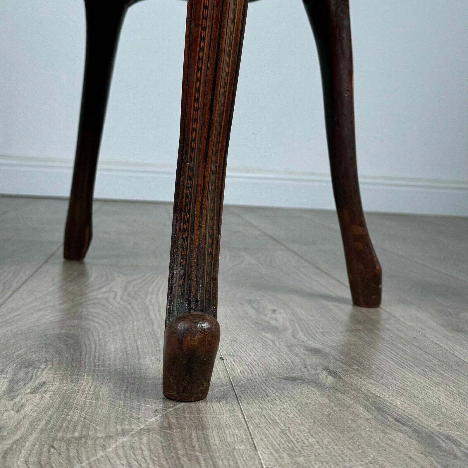 Furniture Antique 18th Century Hepplewhite Open Armchair In Mahogany photo