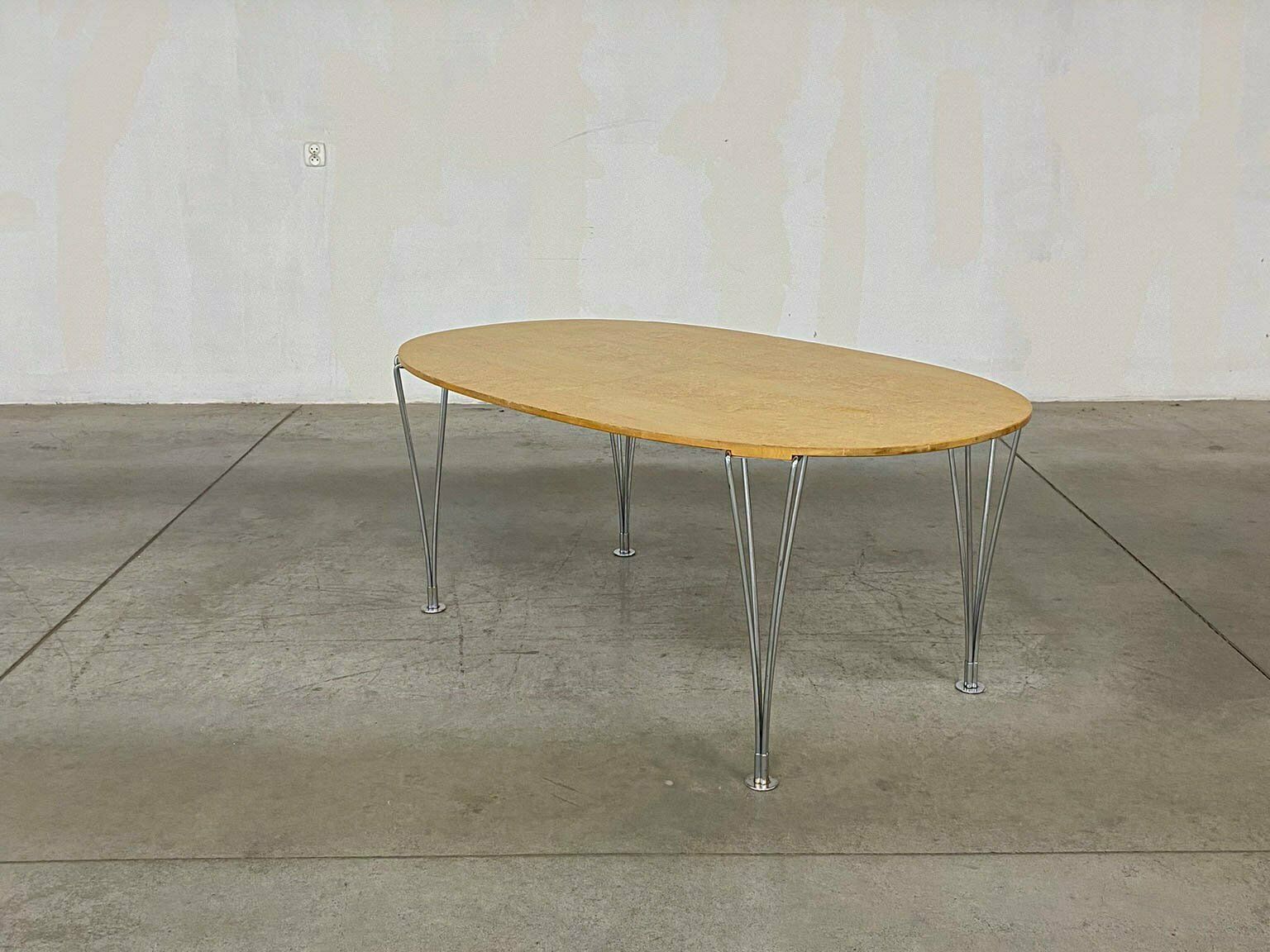 Superellipse Table By Bruno Mathsson And Piet Hein For Fritz Hansen photo vintage