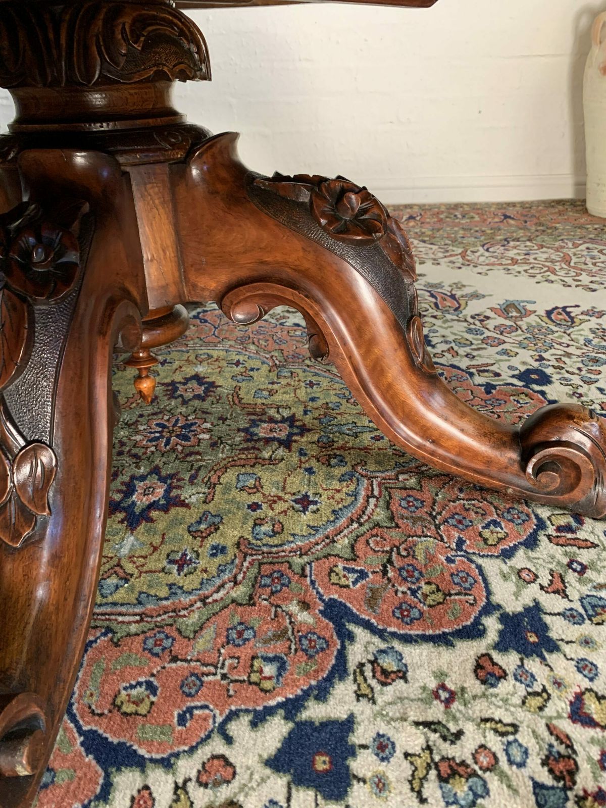 Victorian Walnut Coffee Table, 1800s photo 1150.0
