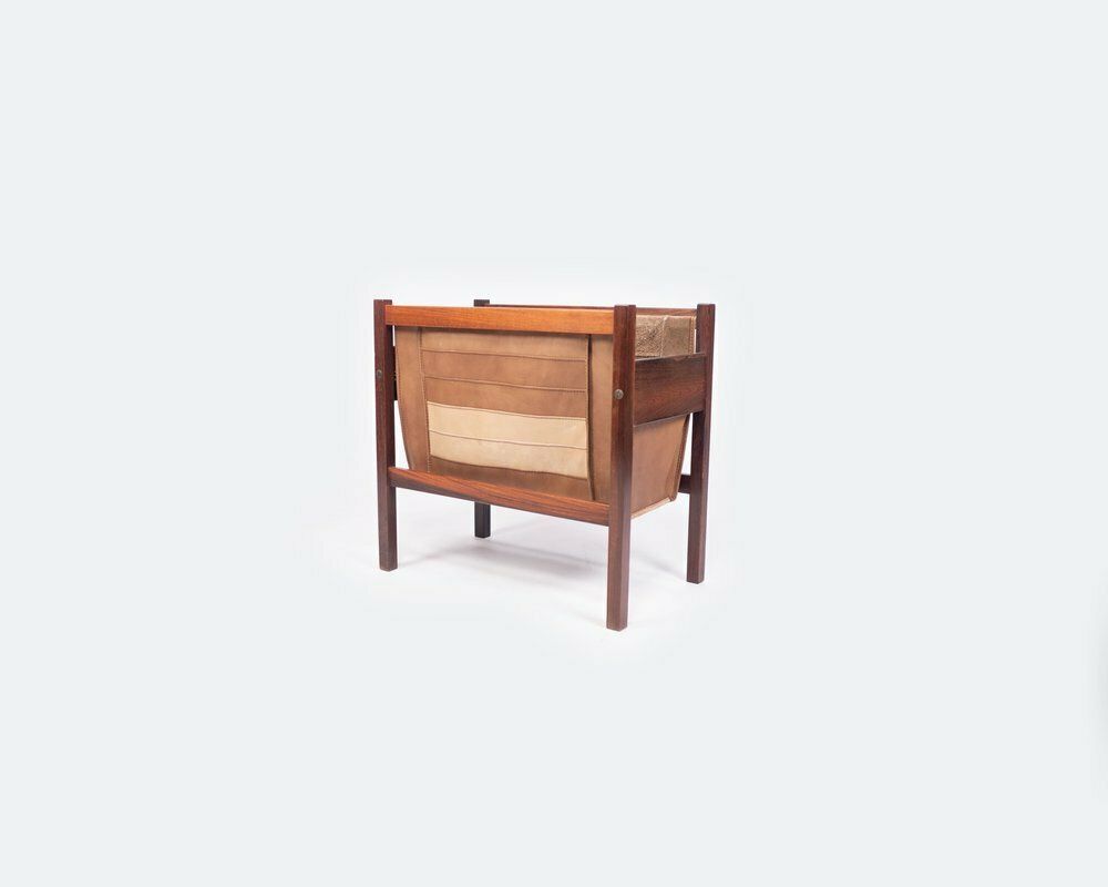 Mid Century Solid Rosewood Magazine Rack By Torbjorn Afdal