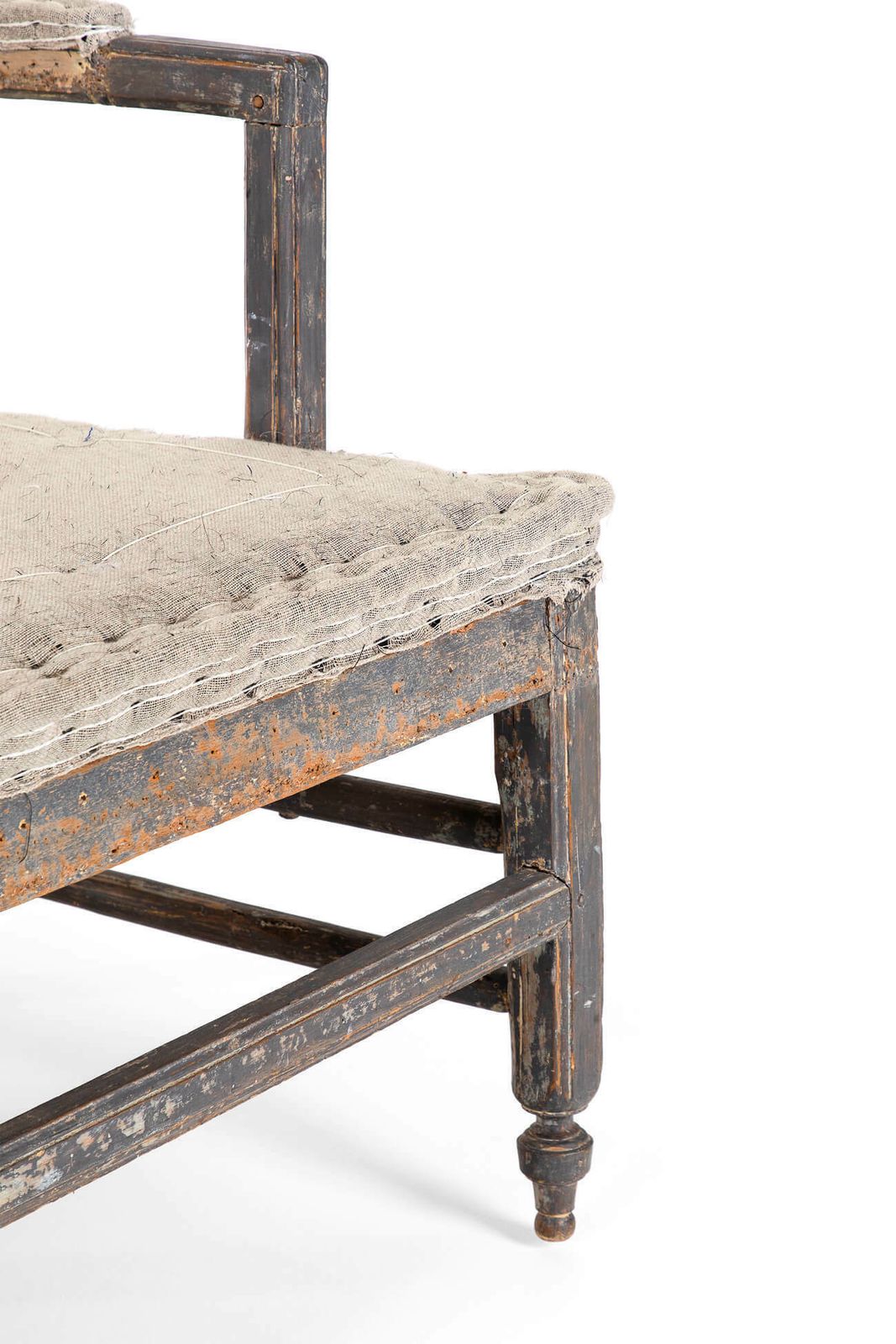 19th Century Italian Painted Sofa photo vintage