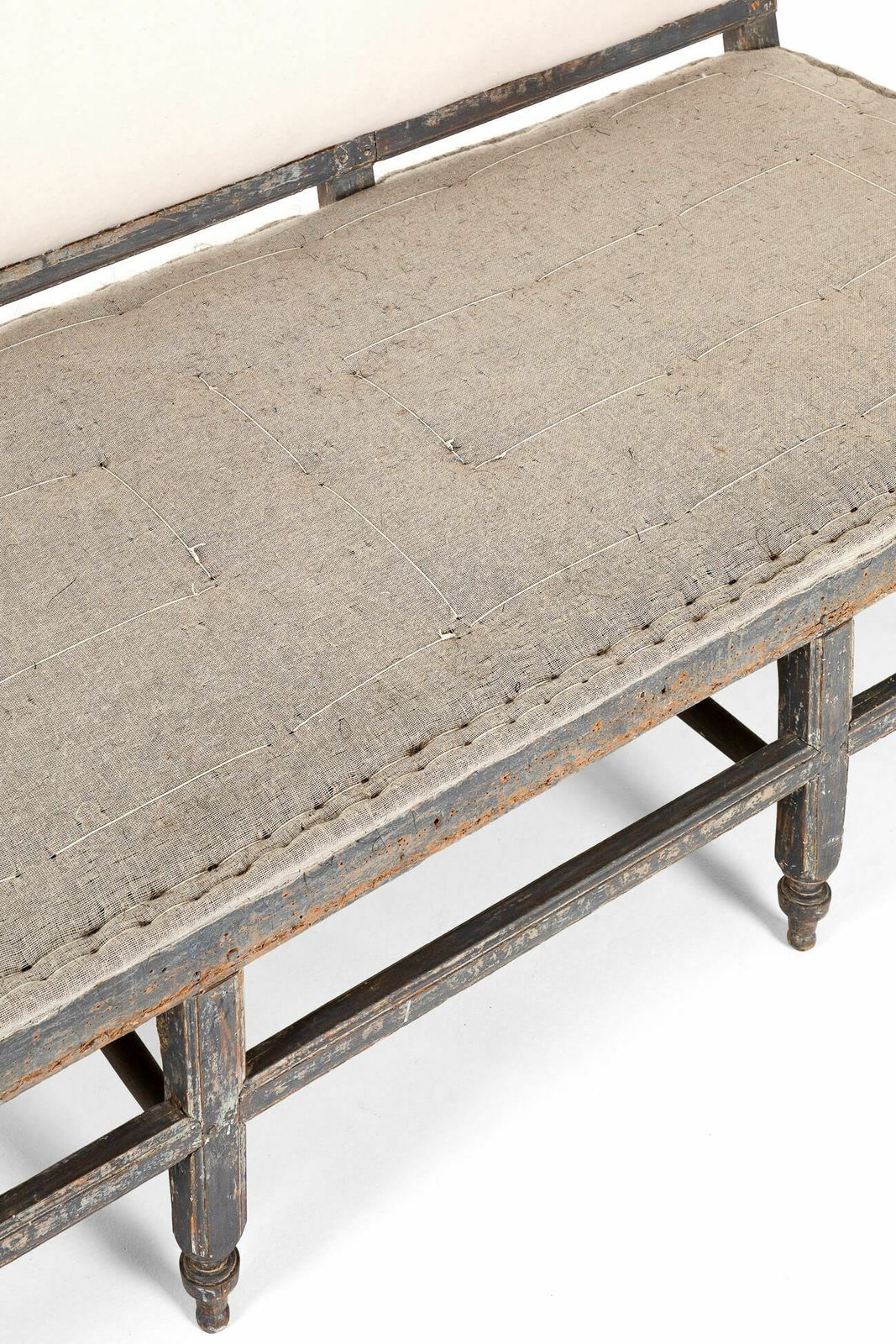 photo furniture 19th Century Italian Painted Sofa