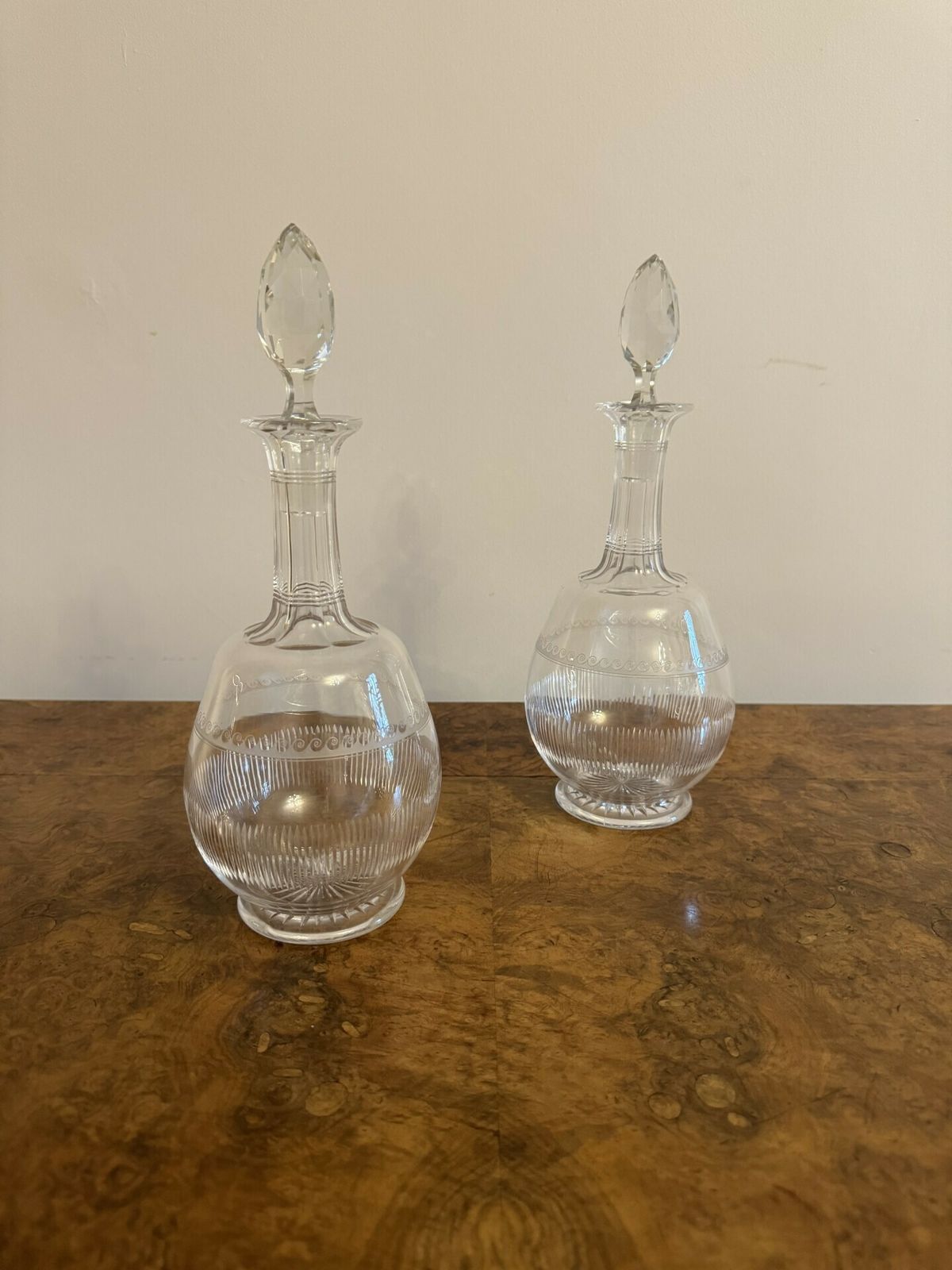Stunning Pair Of Victorian Decanters photo for sale
